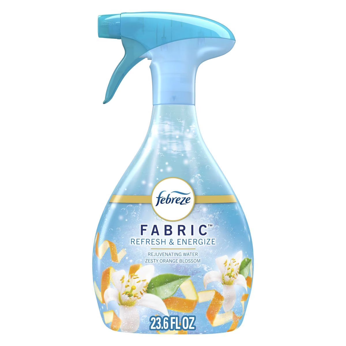 2X - Febreze Fabric Rejuvenating Air Freshener Water Zesty Orange Blossom -