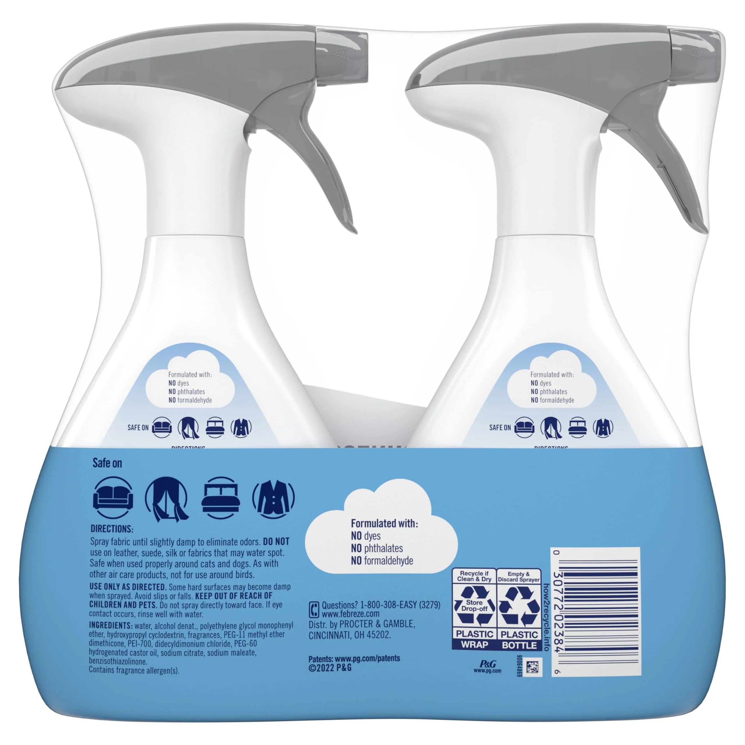 Febreze Fabric Spray, Odor Fighter For Strong Odor, Refresher Spray Plus With - View 2