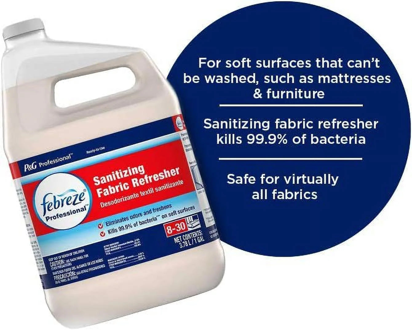 Febreze Professional Sanitizing Fabric Refresher, Bulk Sanitizing Spary for All - View 2