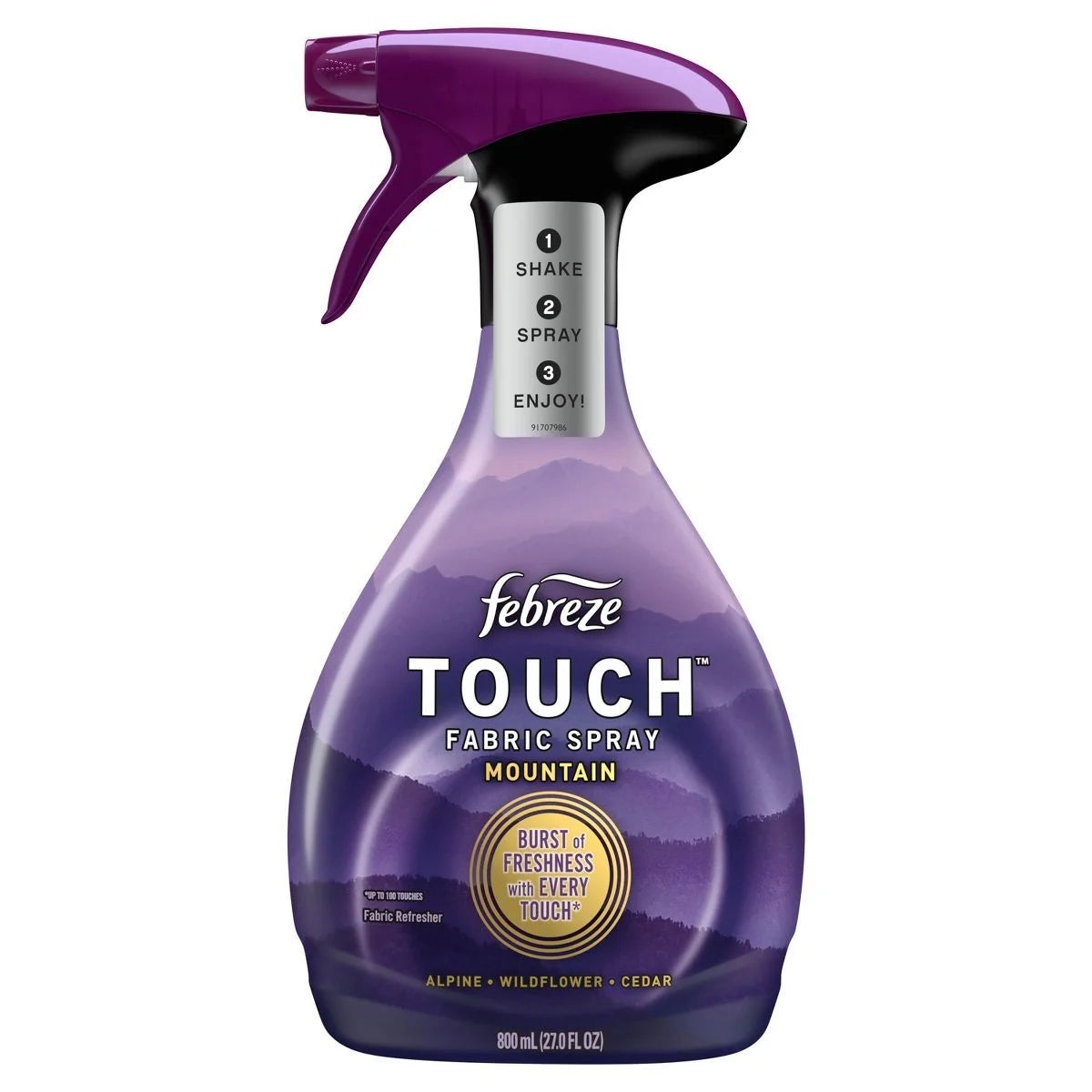 Febreze Touch Fabric Spray Air Freshener - Mountain - 27 fl oz - View 3