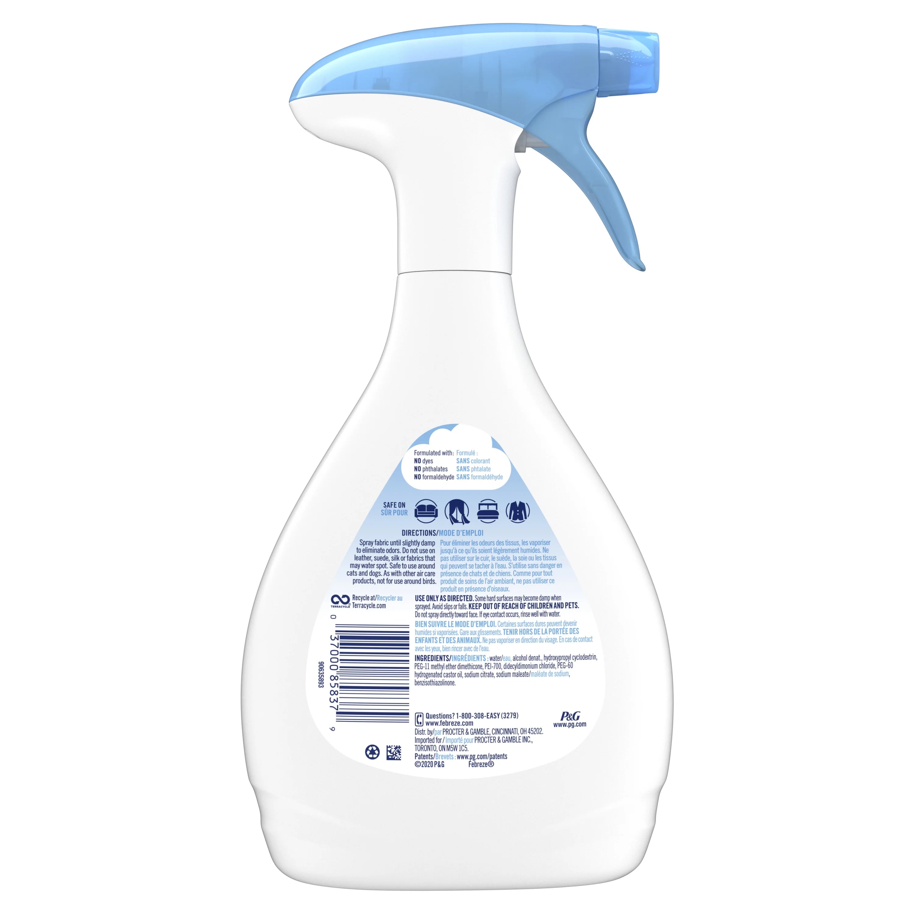 Febreze Odor-Eliminating Fabric Refresher, Unscented, 27 fl oz - View 3