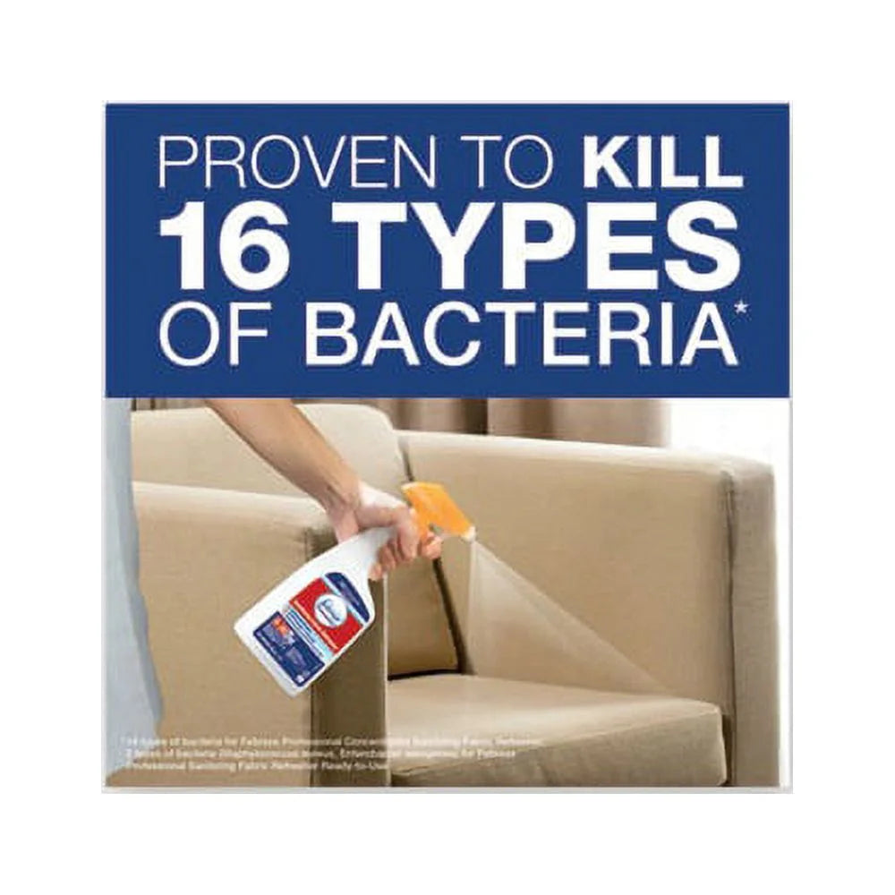 Febreze Professional Sanitizing Fabric Refresher, Light Scent, 32 oz Spray - View 3