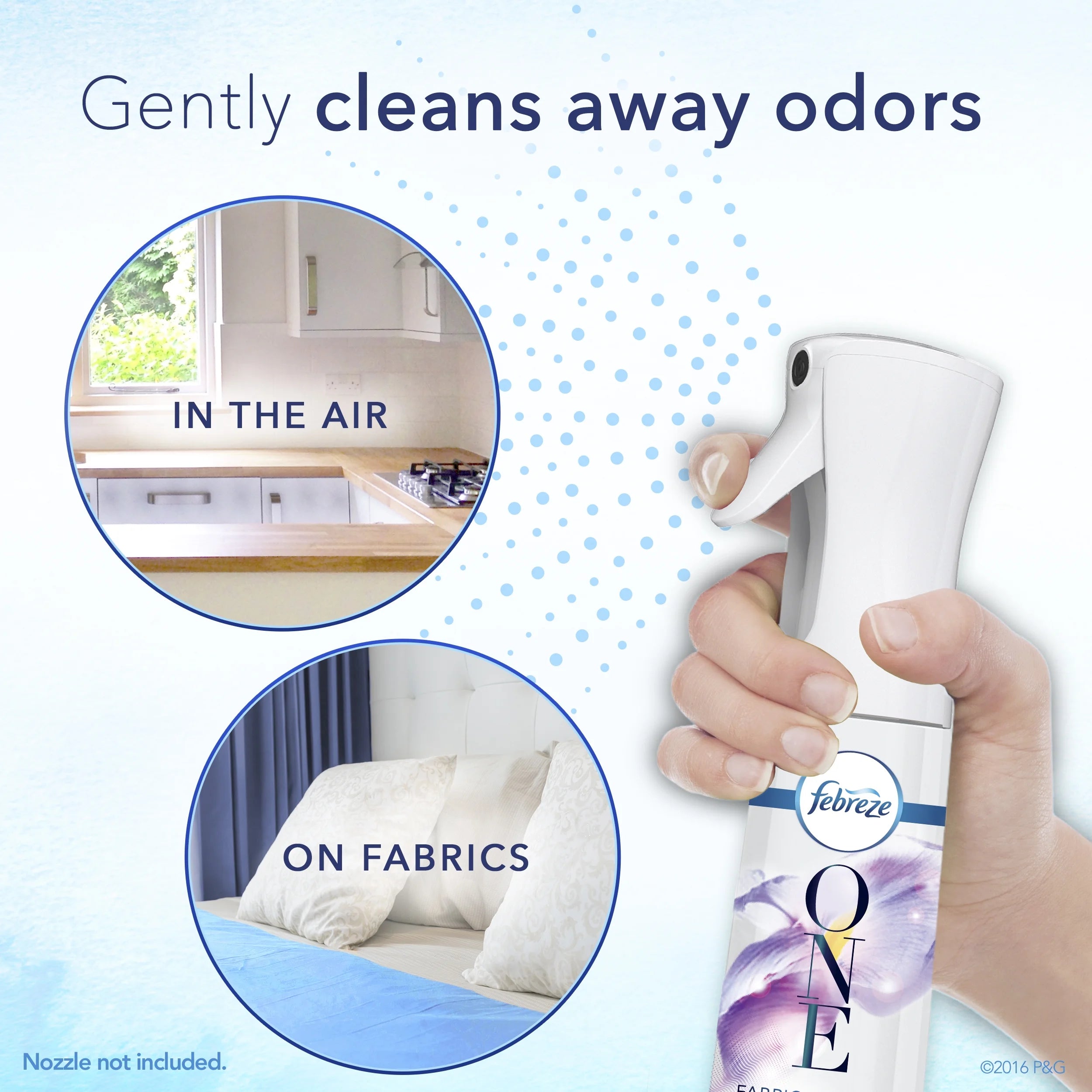 Febreze ONE Fabric and Air Freshener Mist Refill, Orchid Scent (1 count, 10.1 - View 2