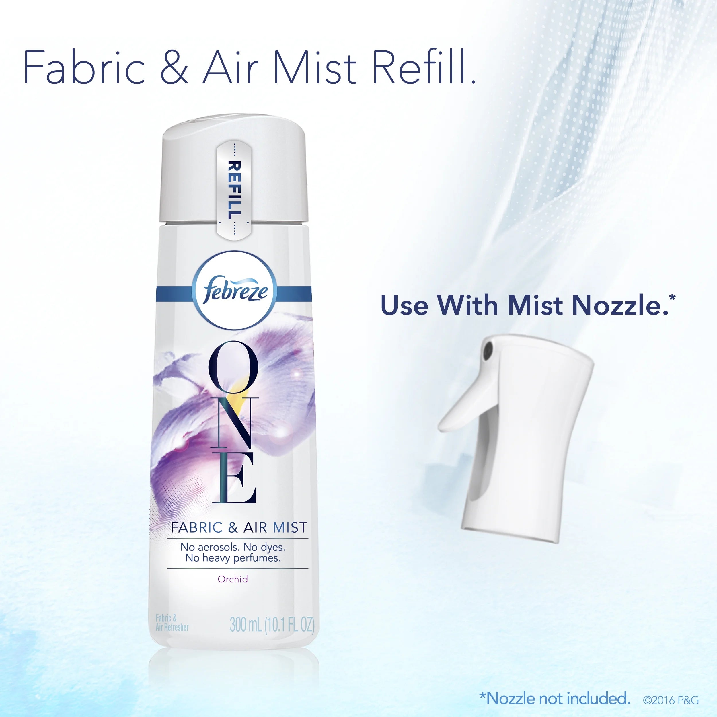 Febreze ONE Fabric and Air Freshener Mist Refill, Orchid Scent (1 count, 10.1 - View 3