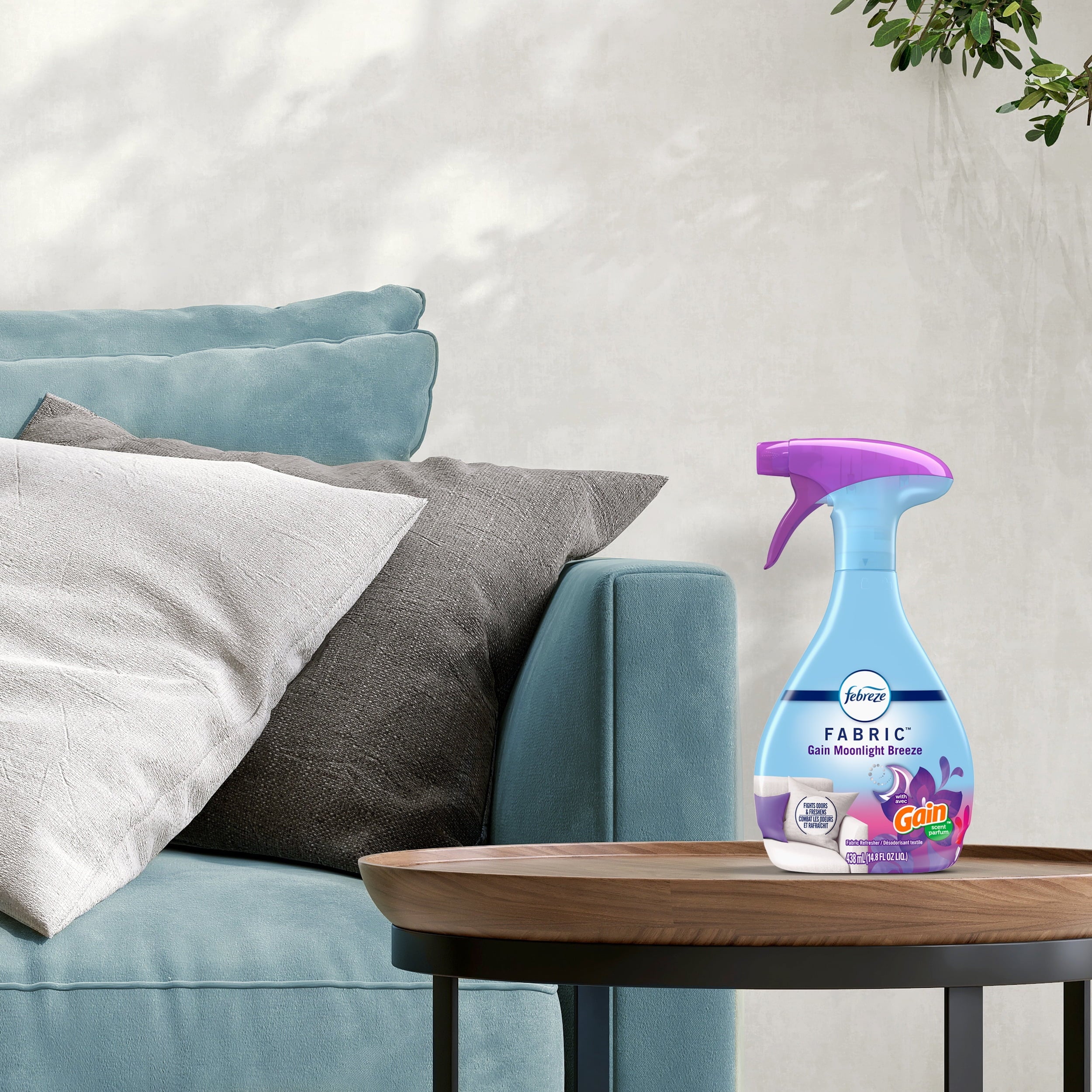 Febreze Fabric Spray Air Freshener, Odor-Fighting, Gain Moonlight Breeze, 23.6 - View 6