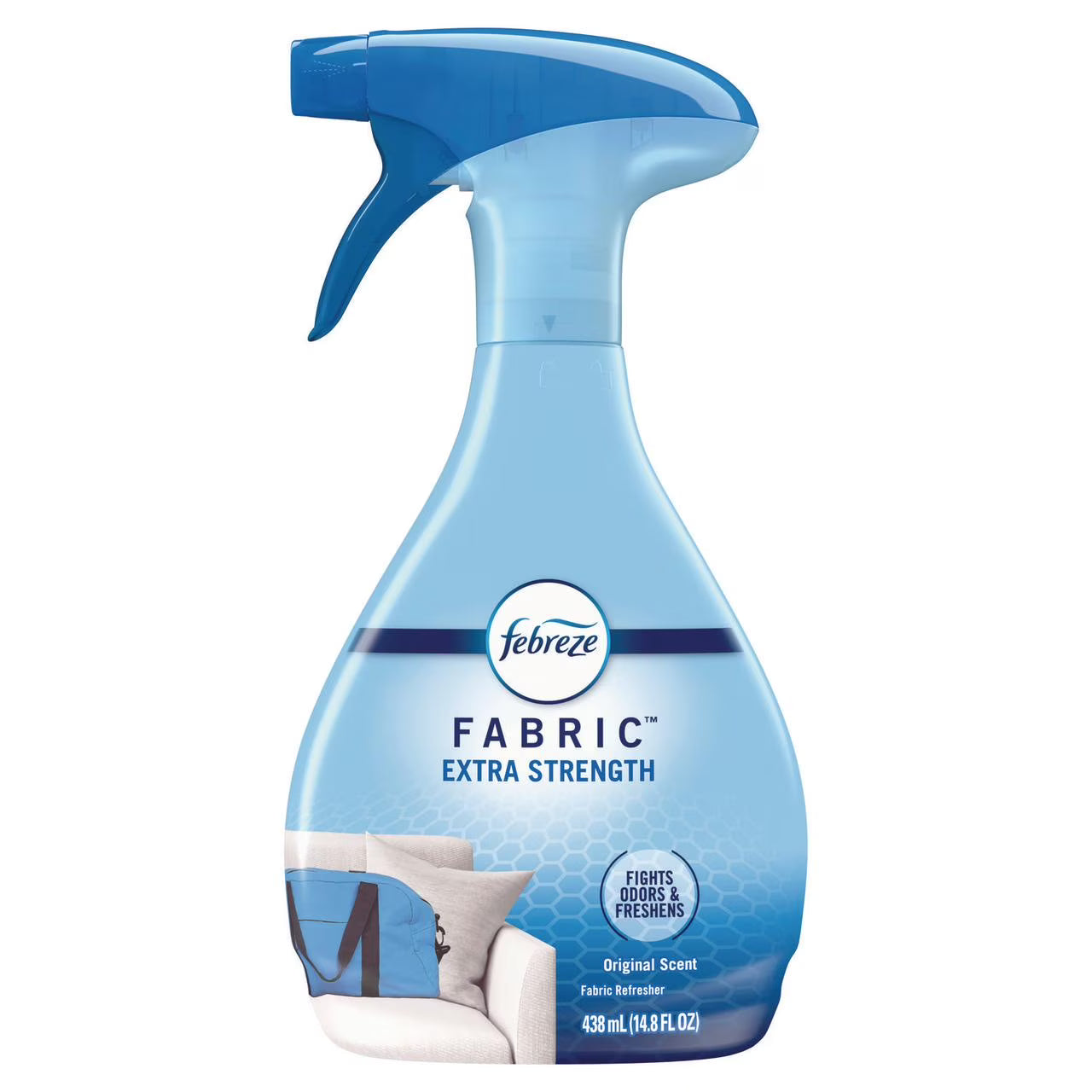 FABRIC Refresher/Odor Eliminator, Extra Strength, Original, 14.8 oz Spray - View 2