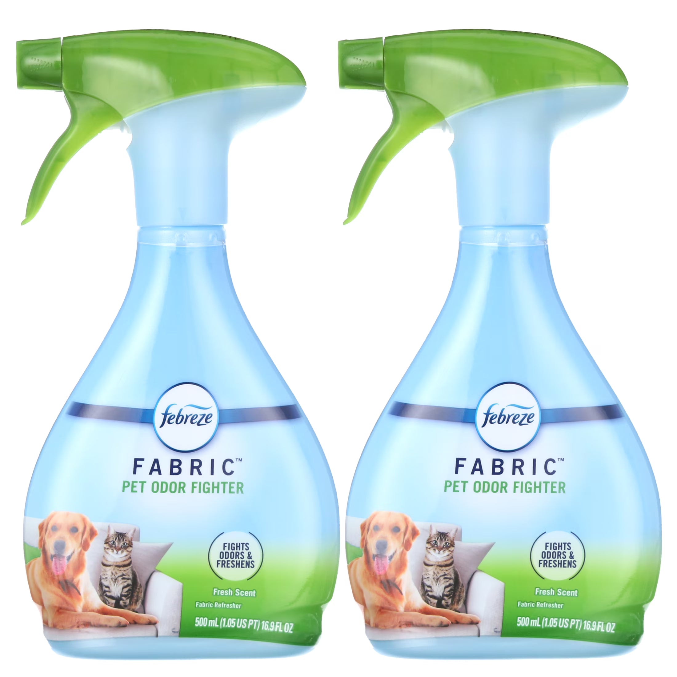 Febreze Pet Odor Fighter Air Freshener Fabric Spray, Fresh Scent, 16.9 oz, 2