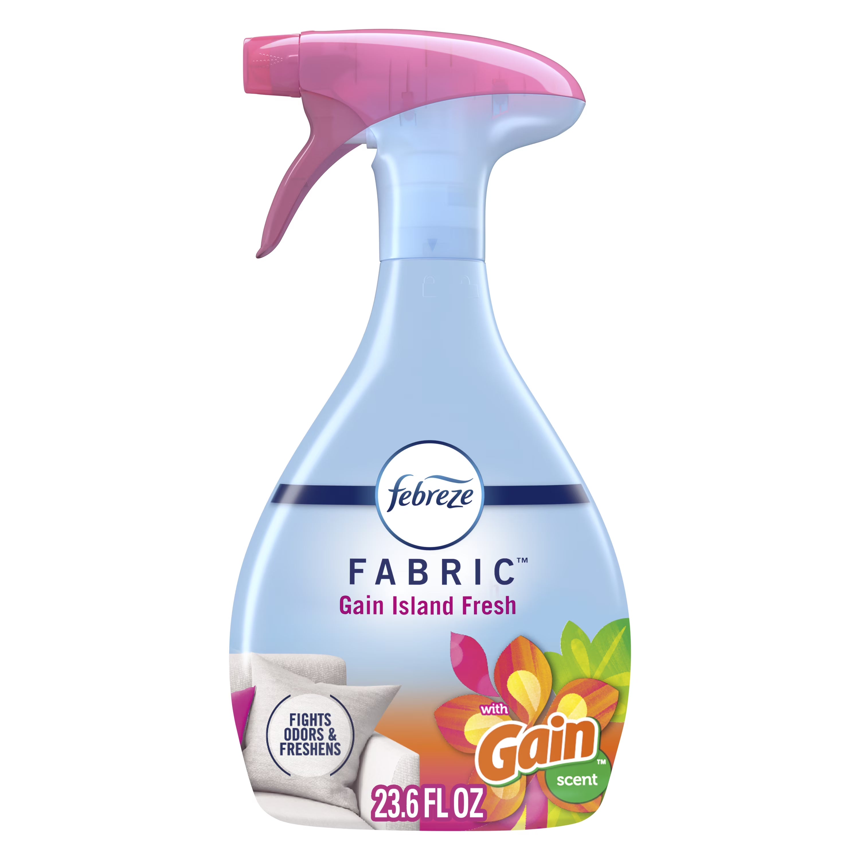 Febreze Fabric Spray Air Freshener, Odor-Fighting Fabric Refresher, Gain Island