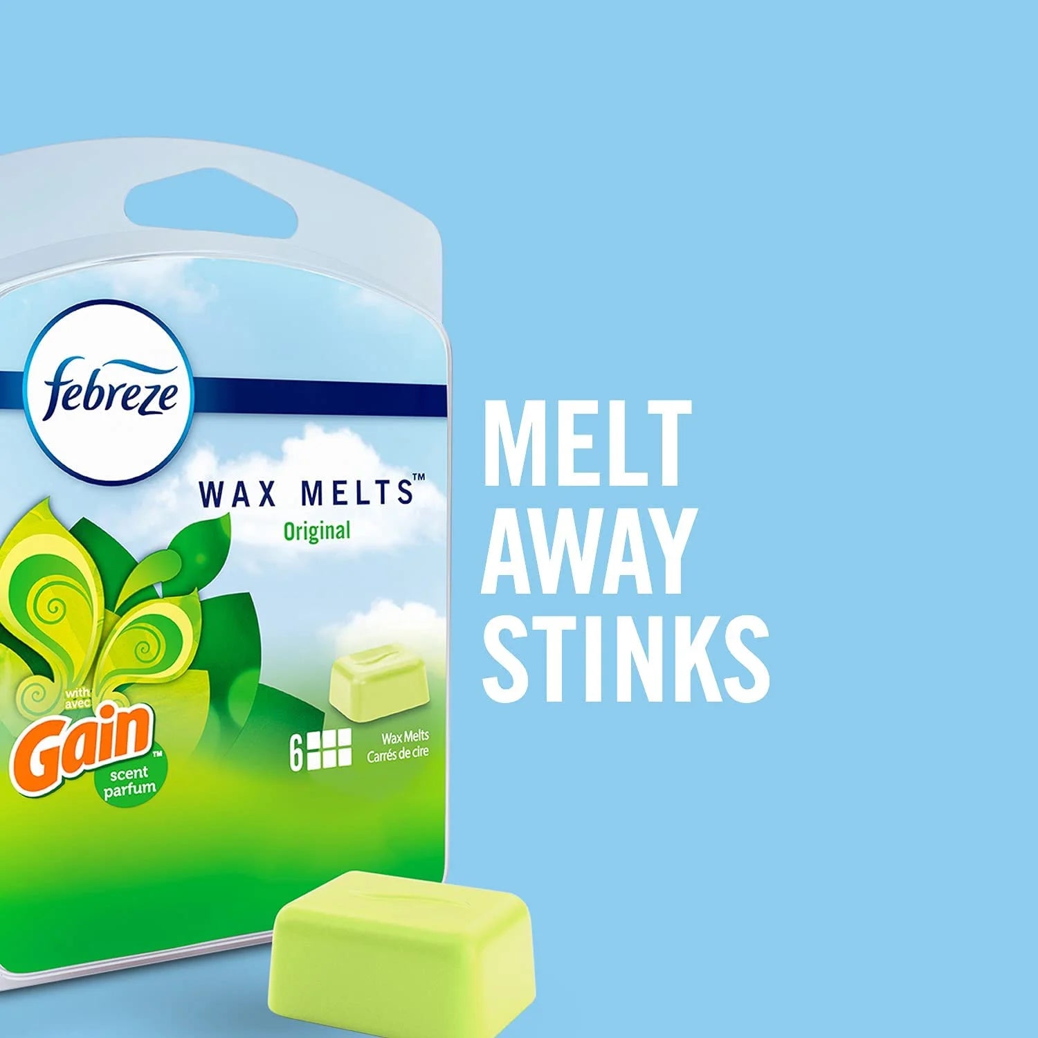 Febreze Odor-Fighting Wax Melts Air Freshener Refills, Apple Cider, 6 Count, - View 3