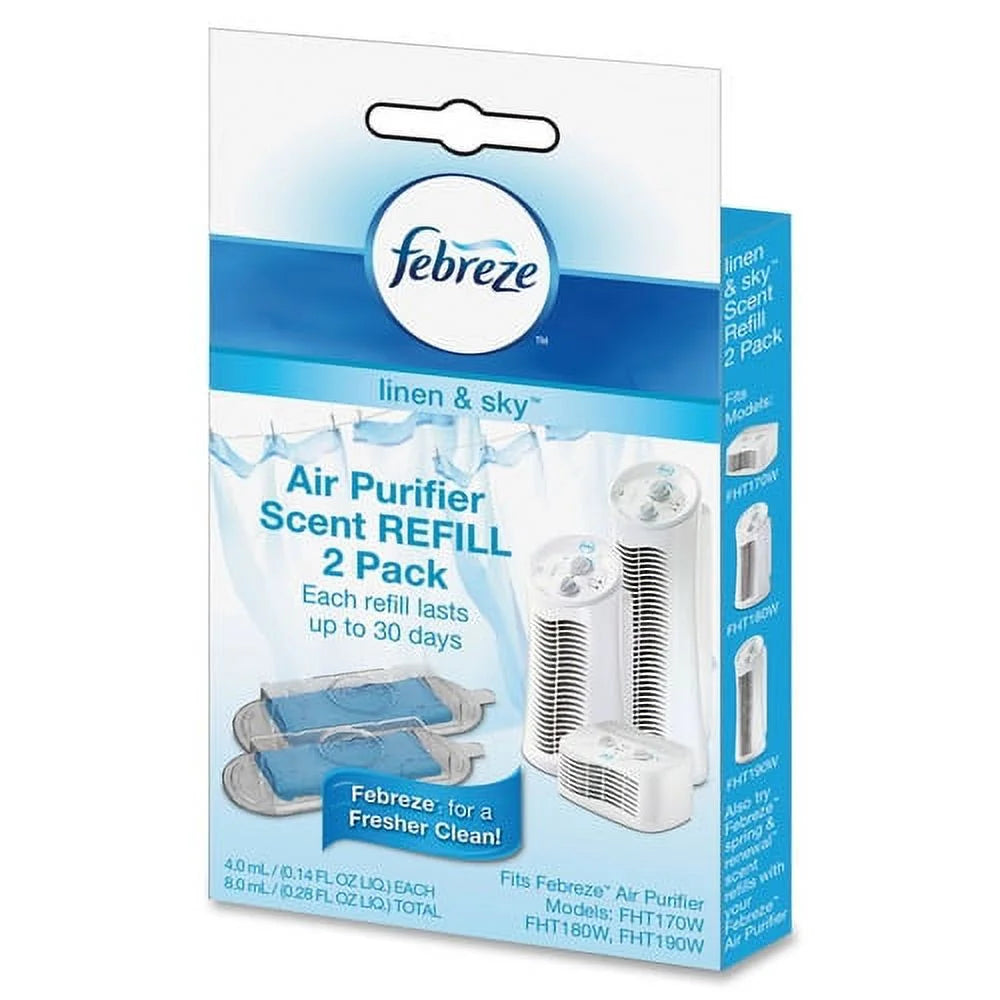 Febreze Air Purifier Linen Refill Scent Cartridge, 2 Pack, FRF102L - View 3