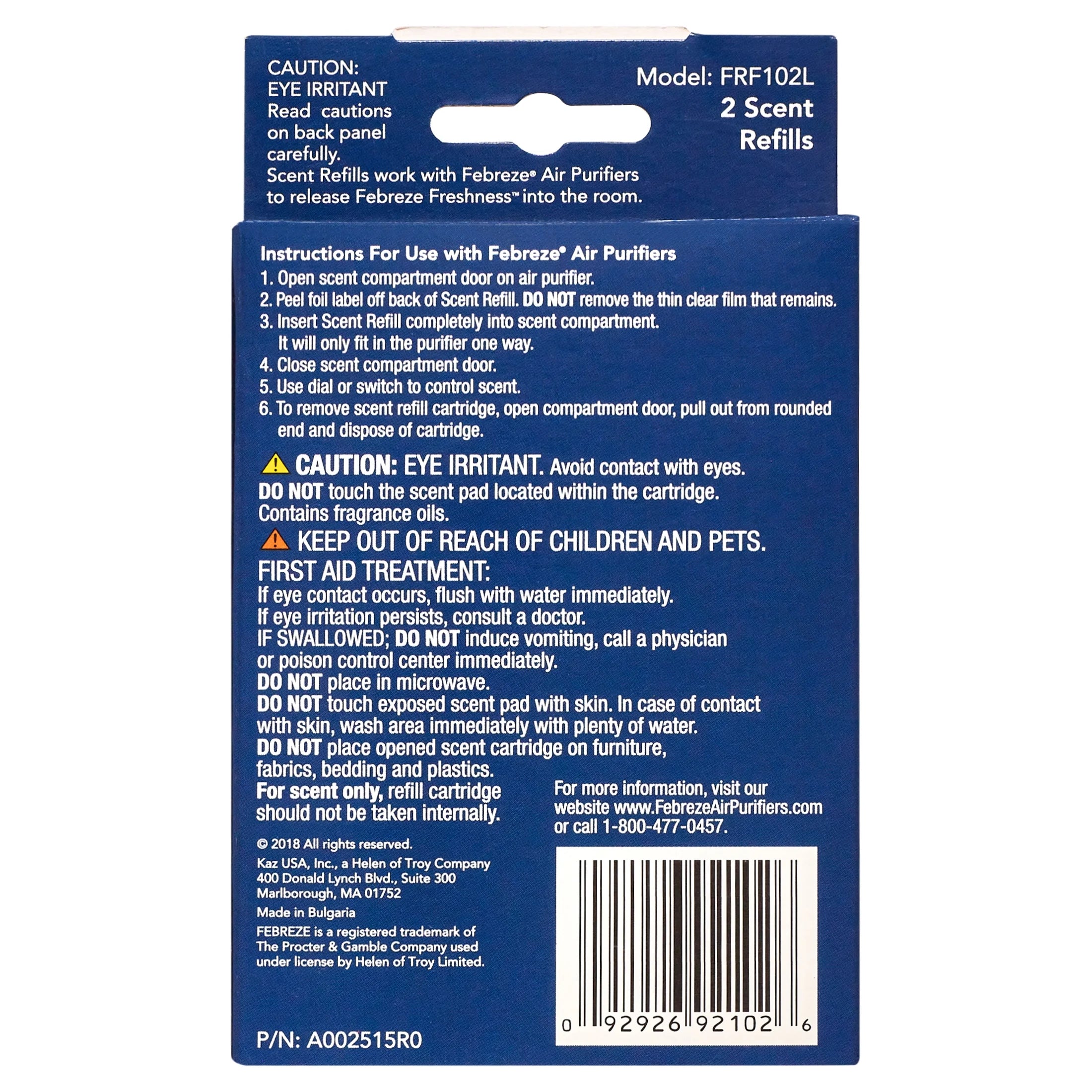 Febreze Air Purifier Linen Refill Scent Cartridge, 2 Pack, FRF102L - View 4