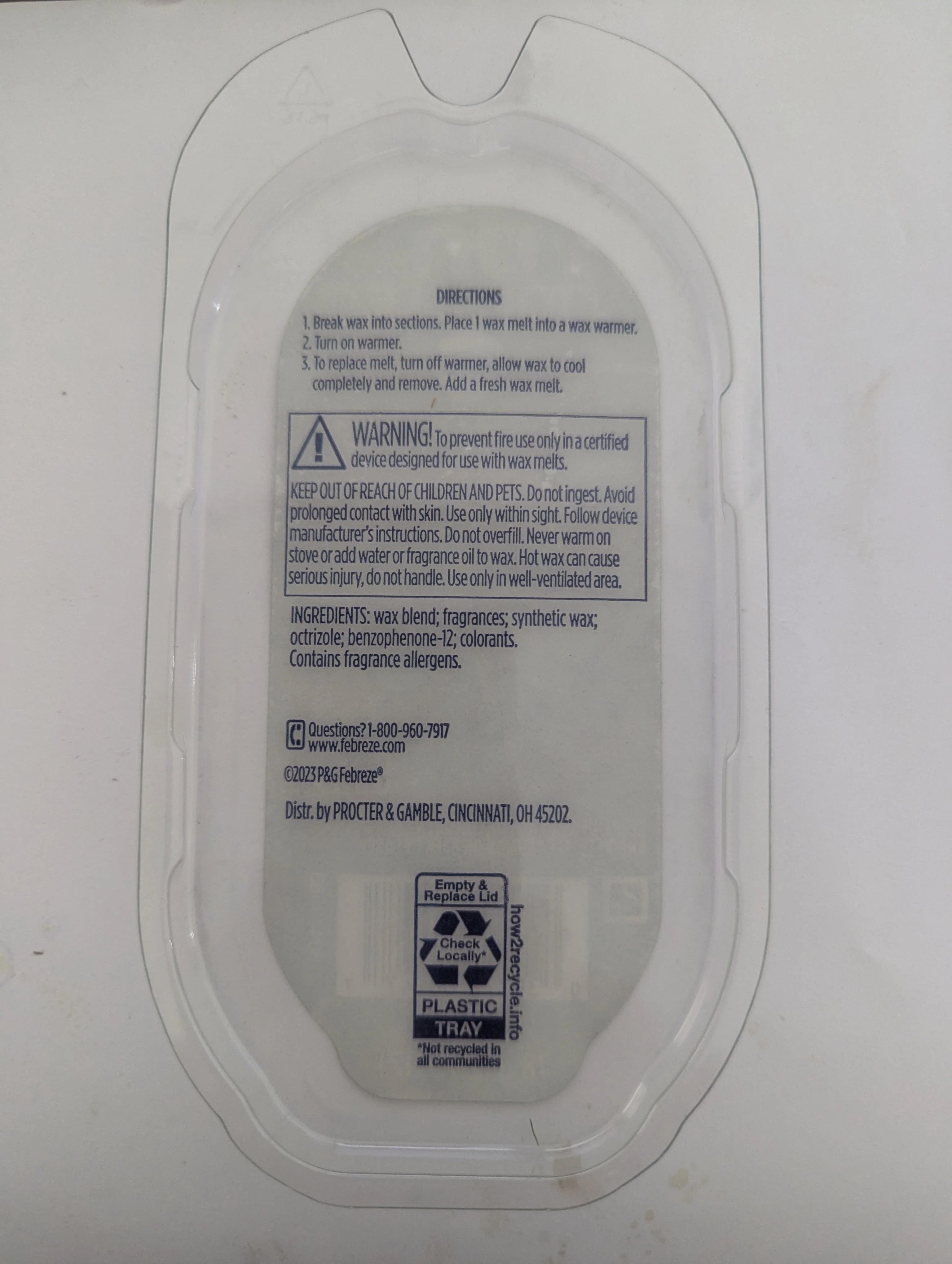 Febreze Unstopables Wax Melts Refills, Paradise Scent, Air Freshener, 2-Pack - View 6
