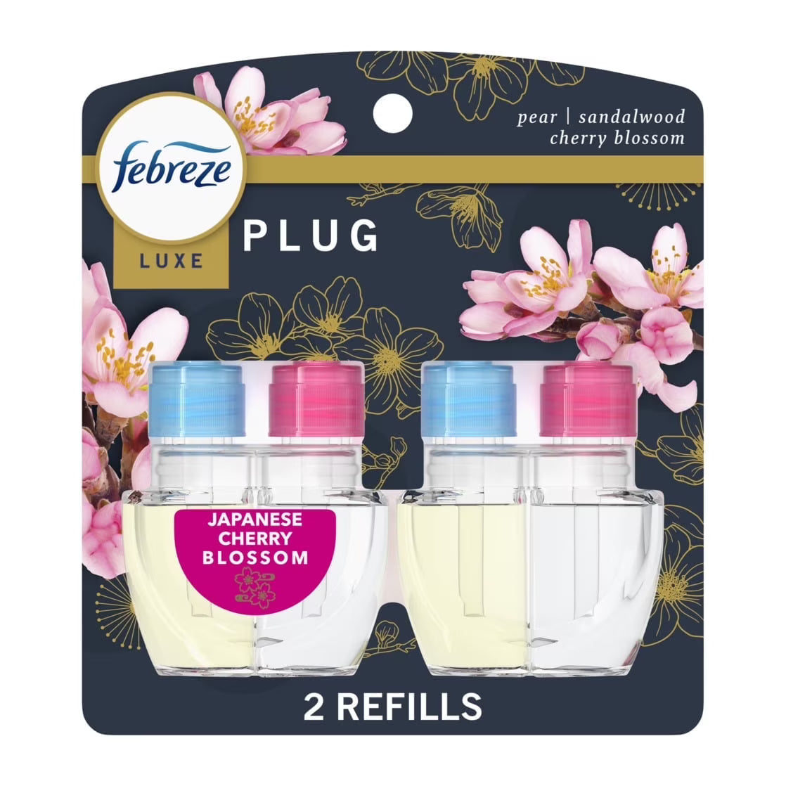 Febreze Plug In Air Freshener, Odor-Fighting Scented Oil Refill, Japanese