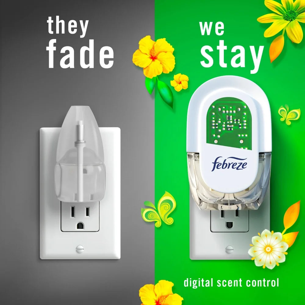 Febreze Plug In Air Freshener Odor-Fighting Scented Oil Refill Gain Scent - View 4