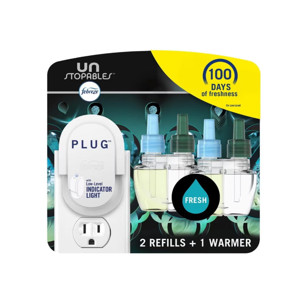 Febreze Air Freshener Plug In, Wall Diffuser, Plug in Air Fresheners for home,