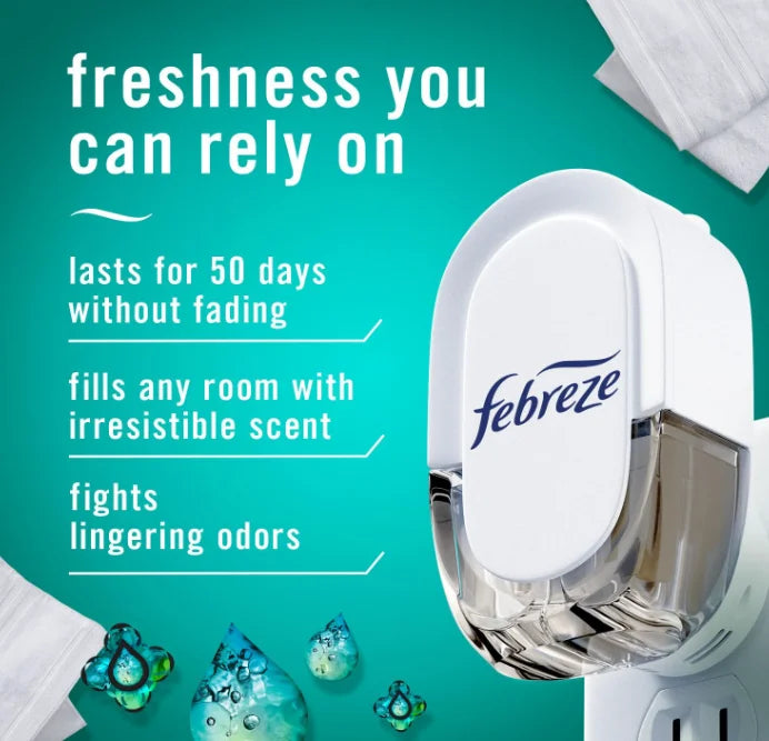 Febreze Air Freshener Plug In, Wall Diffuser, Plug in Air Fresheners for home, - View 2