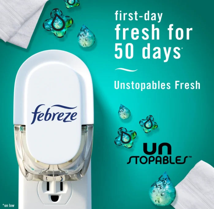 Febreze Air Freshener Plug In, Wall Diffuser, Plug in Air Fresheners for home, - View 3