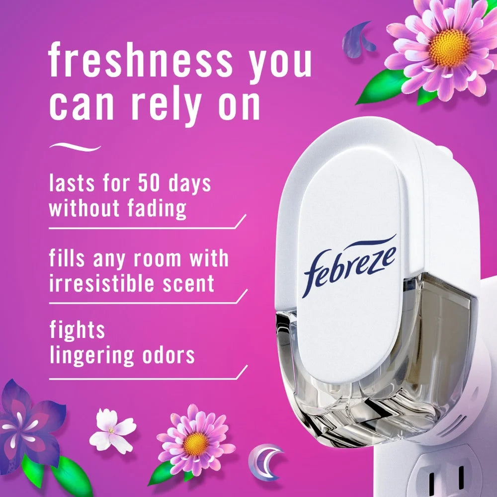 Febreze PLUG Air Freshener Gain Moonlight Breeze, 3 Pack 0.87 fl oz Oil Refill - View 2