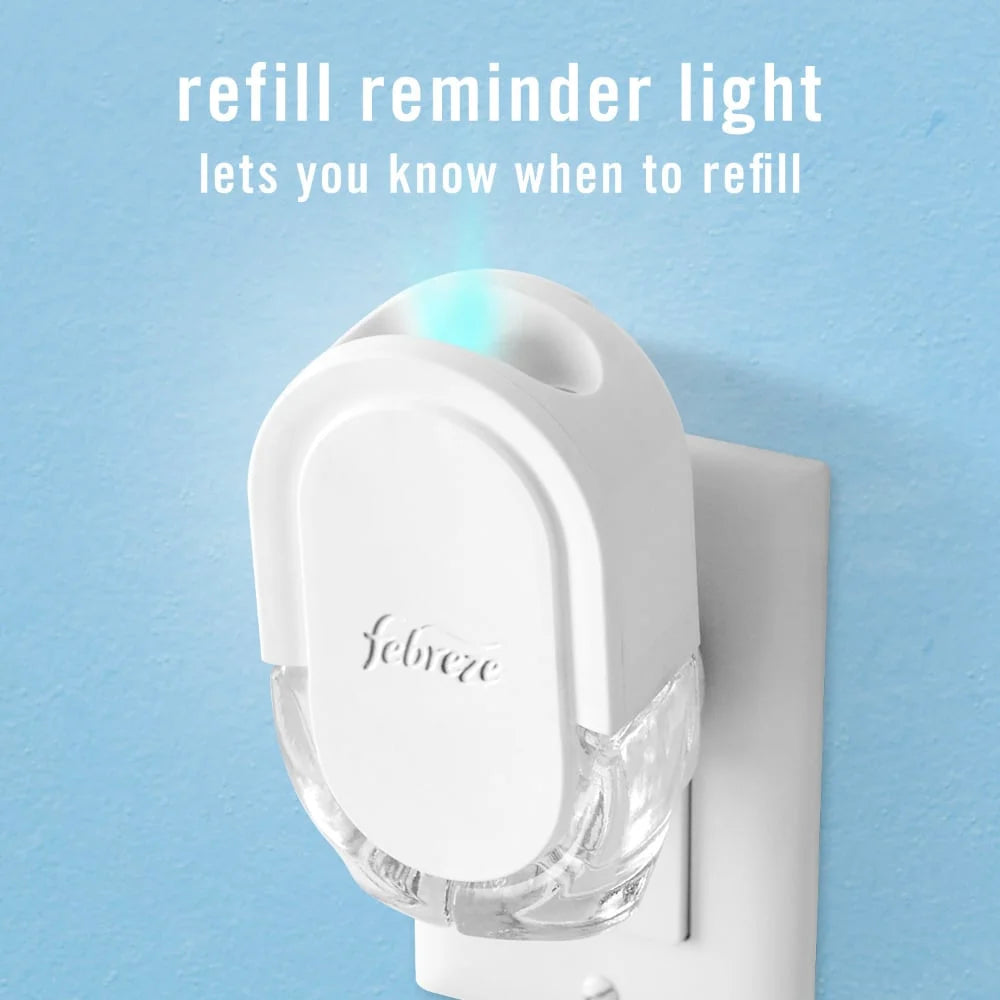 Febreze Plug In Air Freshener Odor-Fighting Scented Oil Refill Base Mix 3 ct - - View 5