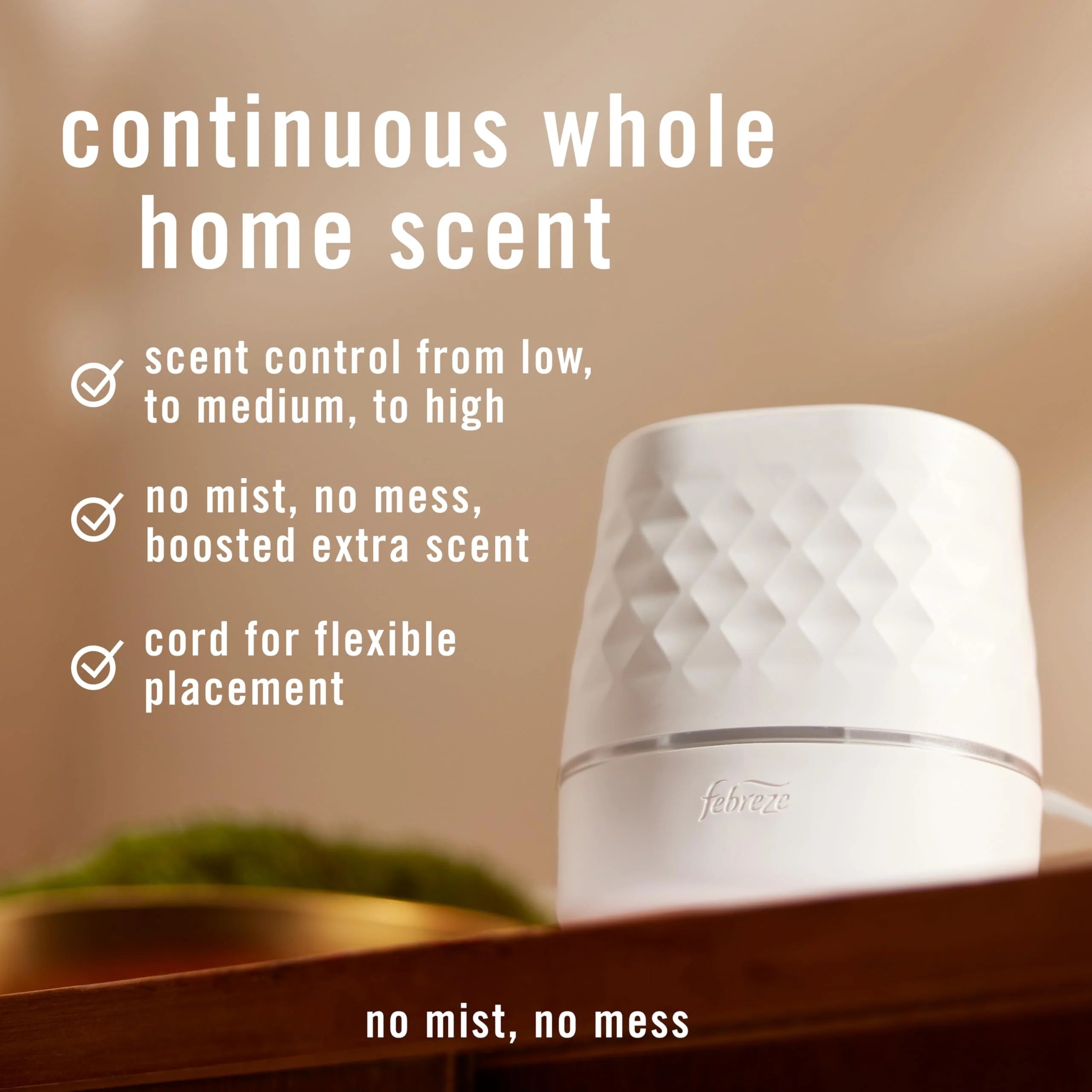 Febreze PLUG Scent Booster Starter Kit, Oil Diffuser, Air Freshener Plug In, - View 3