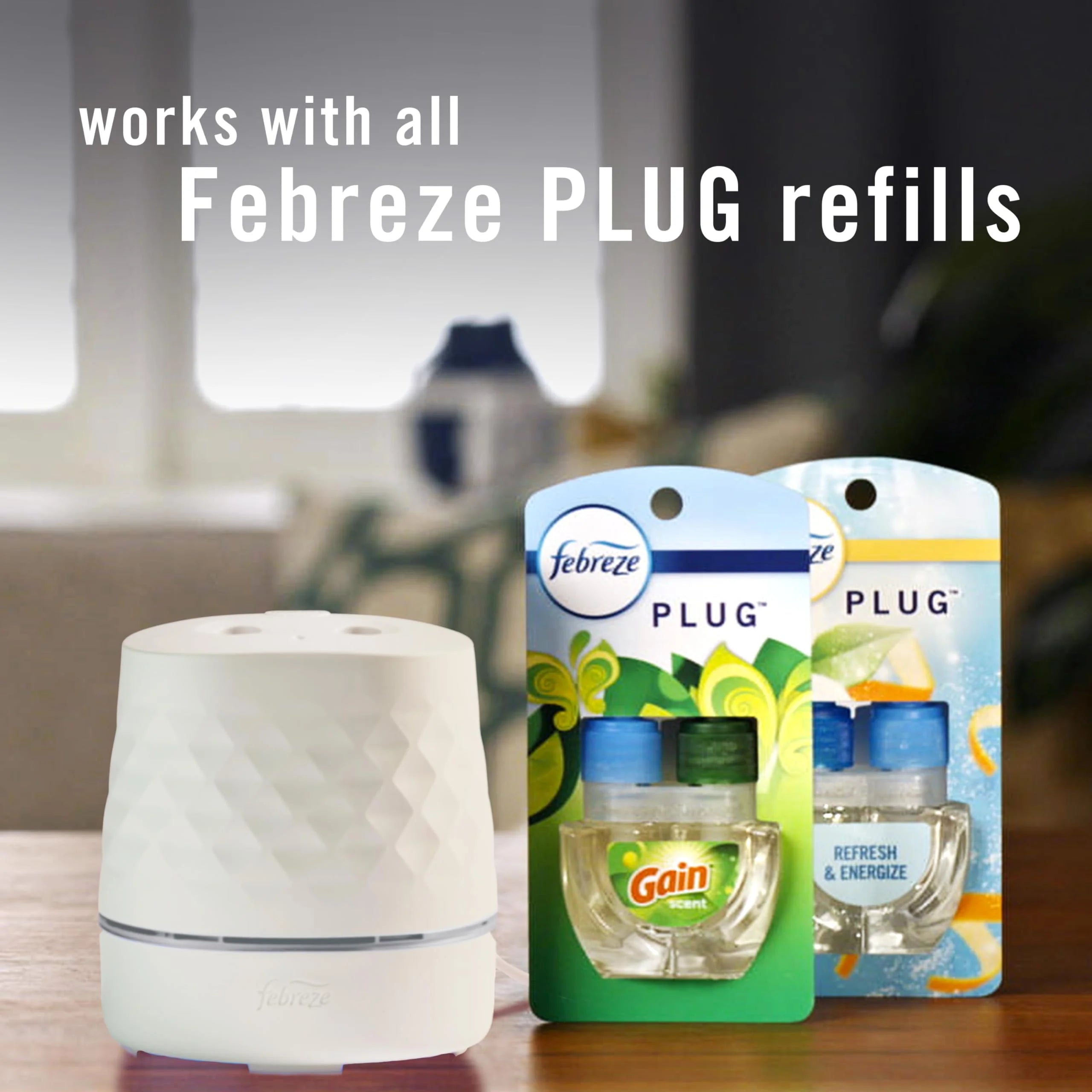 Febreze PLUG Scent Booster Starter Kit, Oil Diffuser, Air Freshener Plug In, - View 4