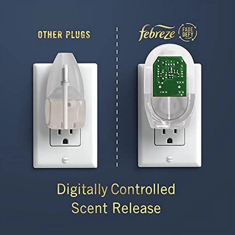 Febreze Plug in Air Fresheners, Ocean, Odor Eliminator for Strong Odors, - View 3