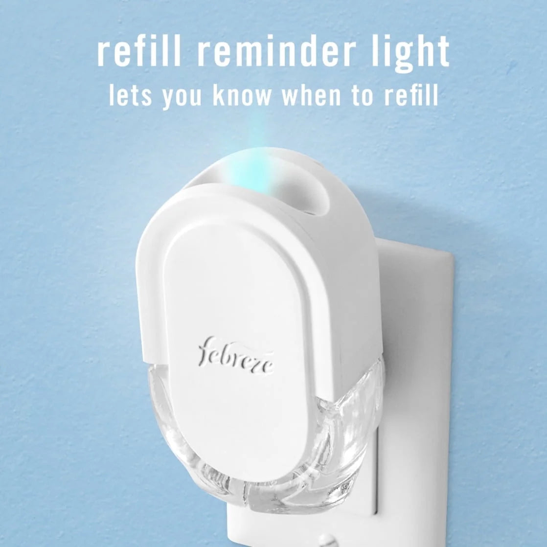 Febreze Plug In Air Freshener, Odor-Fighting Oil Refill, Downy April Fresh, 2 - View 3