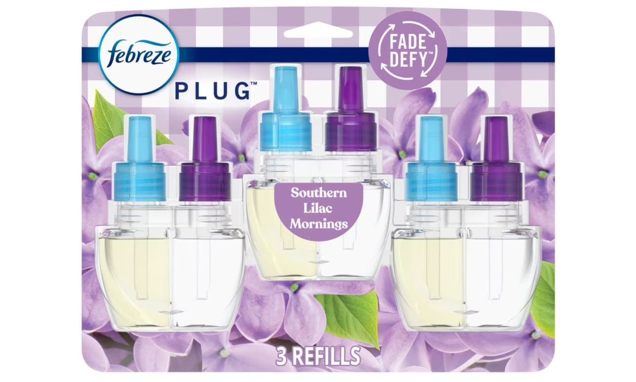 Febreze Plug In Air Freshener Odor-Fighting Scented Oil Refill - Southern Lilac