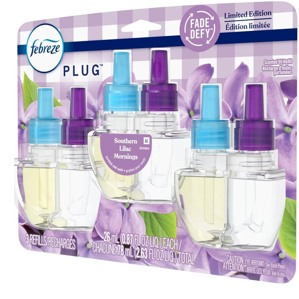 Febreze Plug In Air Freshener Odor-Fighting Scented Oil Refill - Southern Lilac - View 3