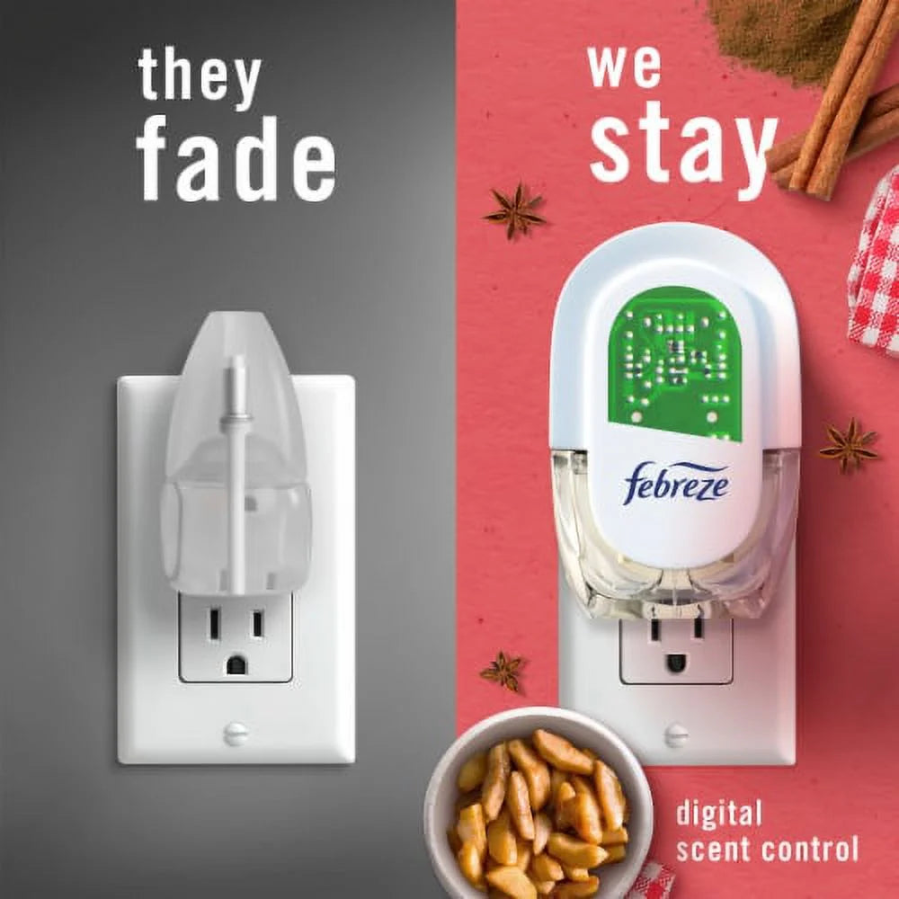 Febreze Odor-Fighting Fade Defy PLUG Air Freshener Apple Cider Oil Refill - View 4