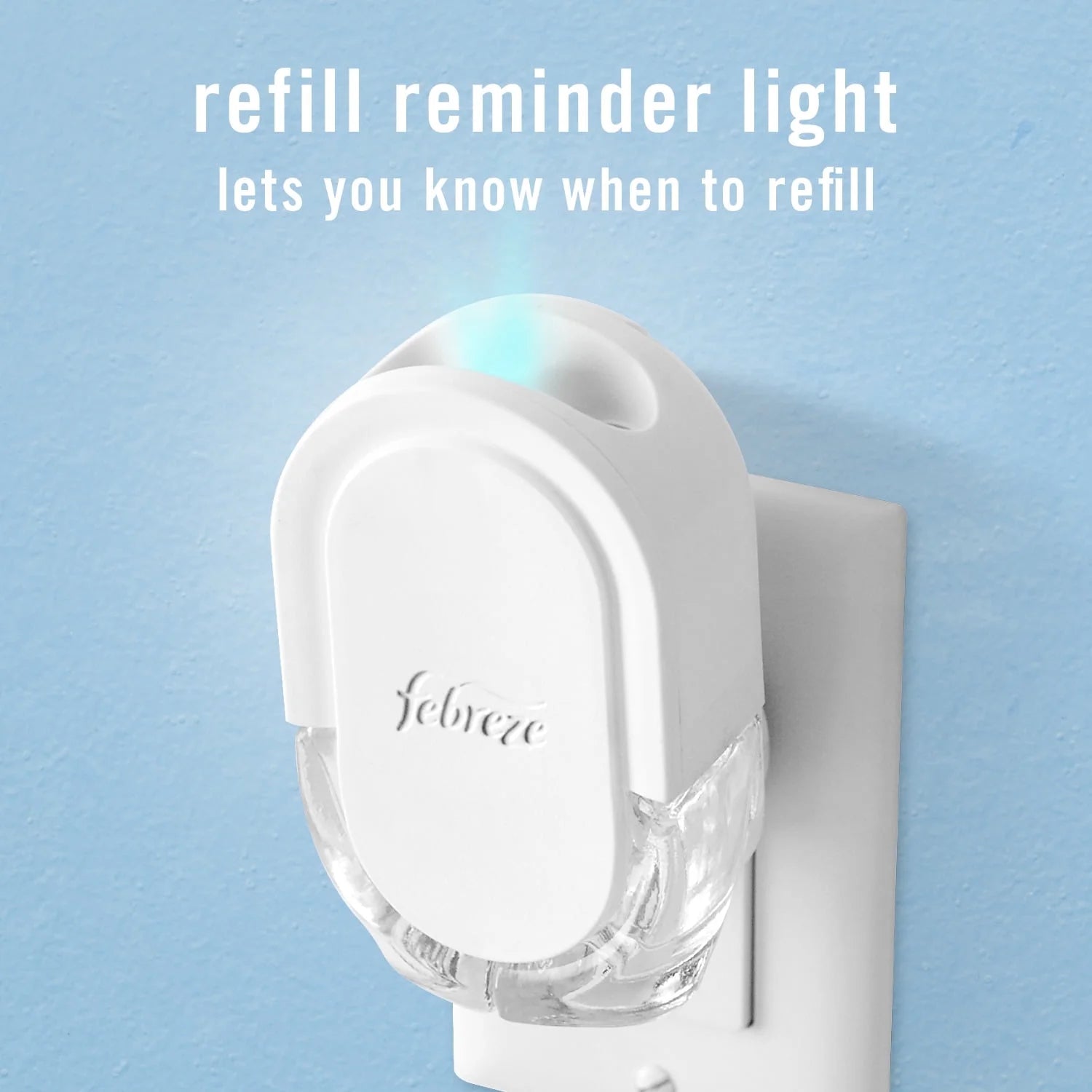 Febreze Plug In Air Freshener, Odor-Fighting Scented Oil Starter Kit, Ocean - View 3
