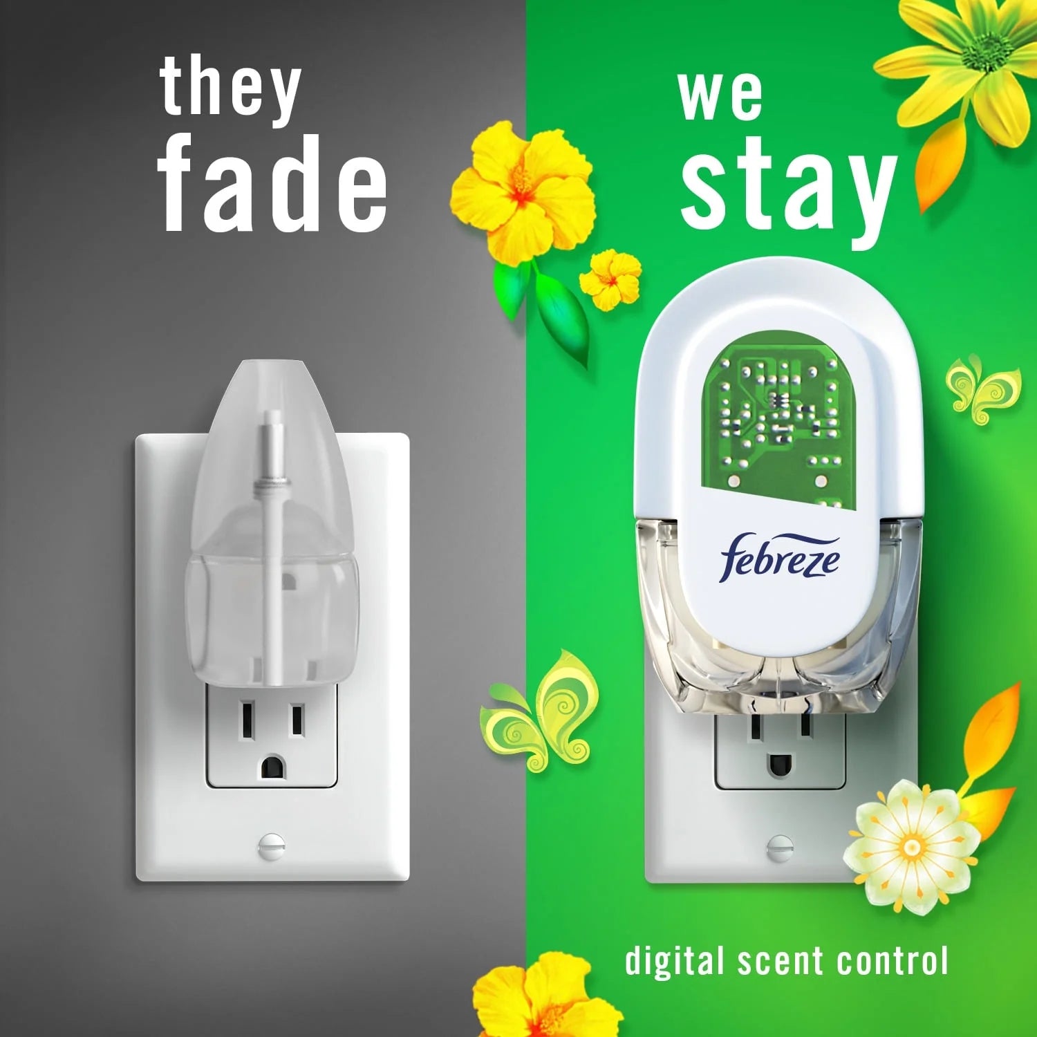Febreze Plug In Air Freshener, Odor-Fighting Scented Oil Refill, Gain, (2 Pack - View 5