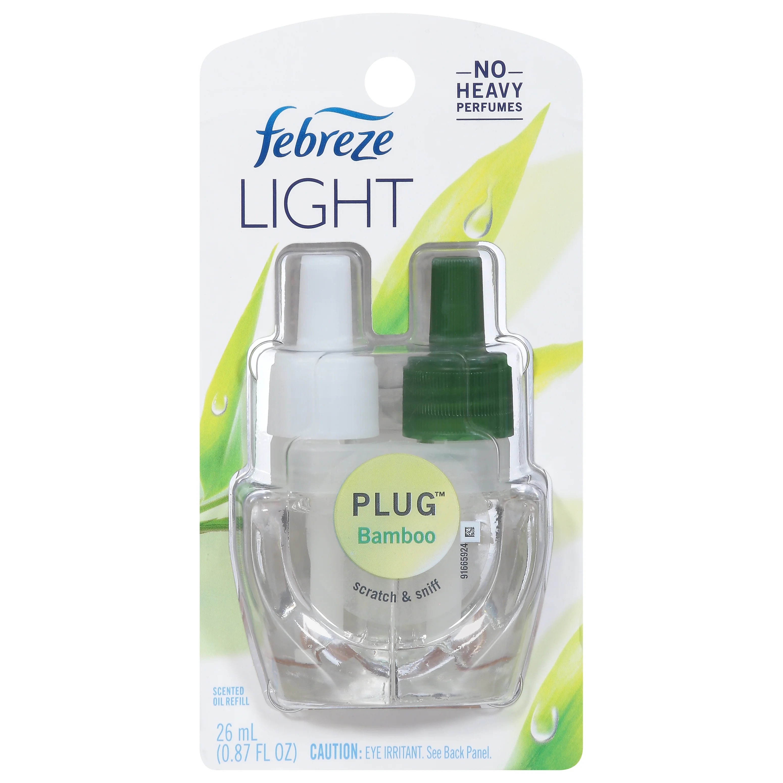 Febreze Light Plug Scented Oil Refill, Bamboo Scent 0.87oz - View 3