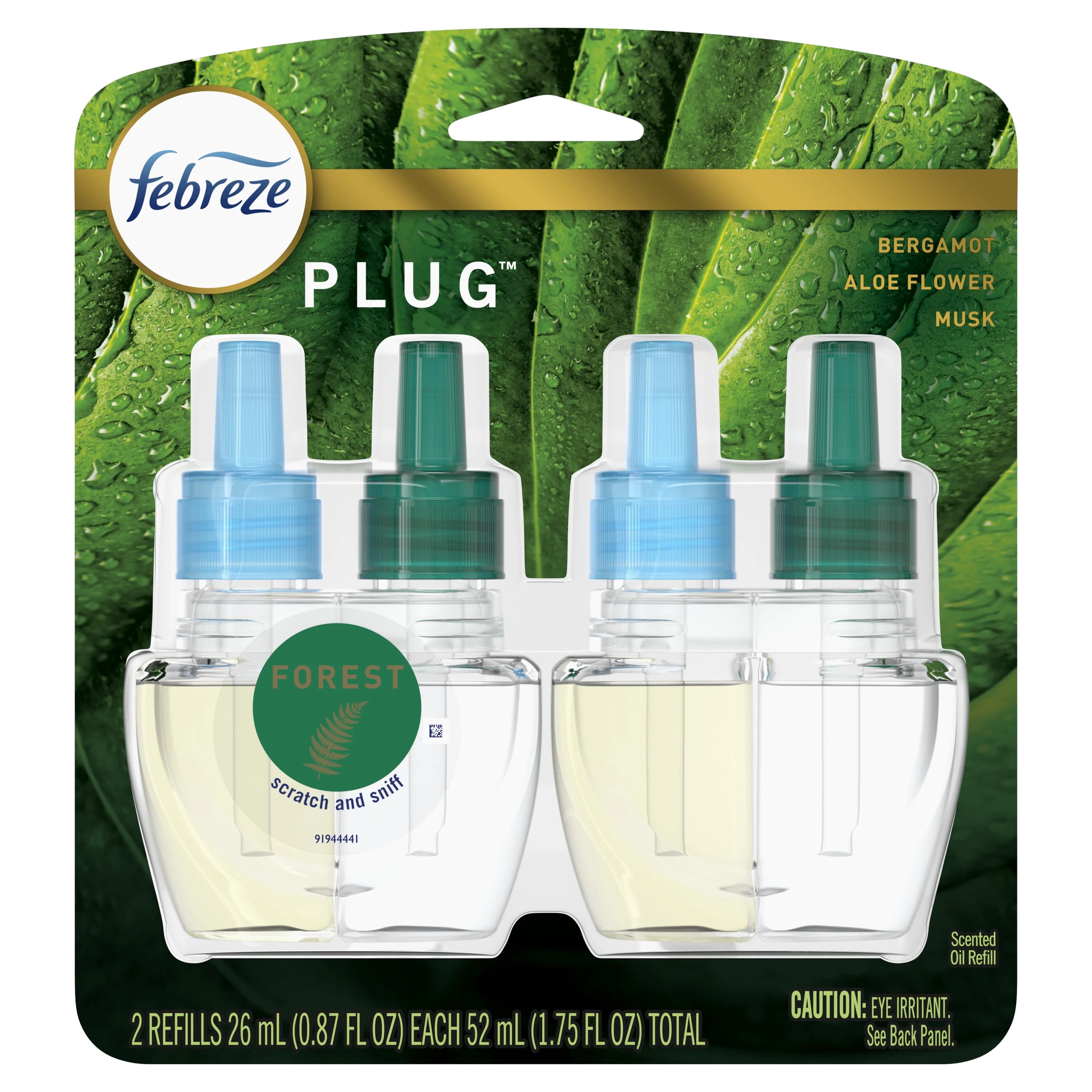 Febreze Origins Fade Defy PLUG Air Freshener & Odor Eliminator, Forest (2) .87 - View 2