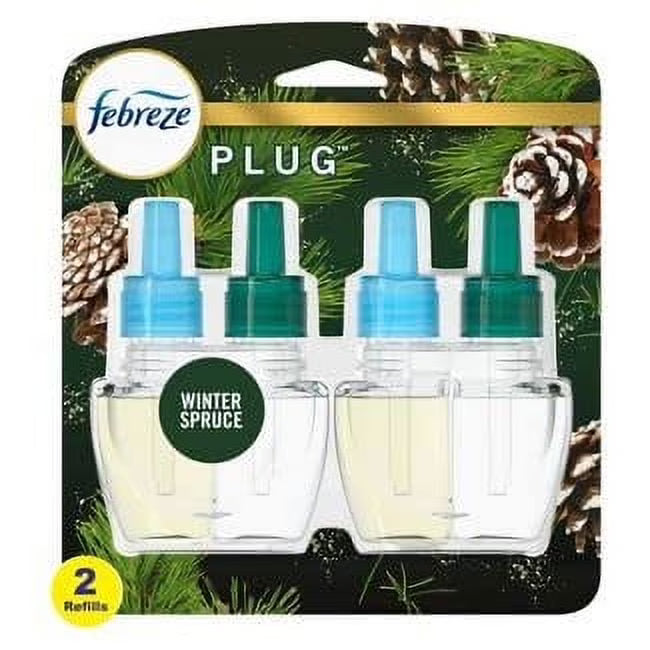 Febreze Plug In Air Fresheners, Limited Edition Winter Spruce Scent, Scented