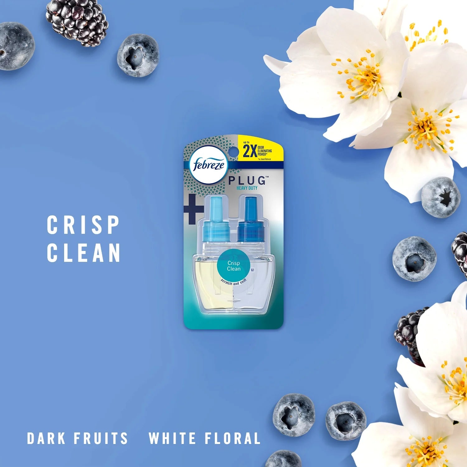 Febreze Odor-Eliminating Fade Defy Plug Air Freshener Refill, .87 fl oz - View 2
