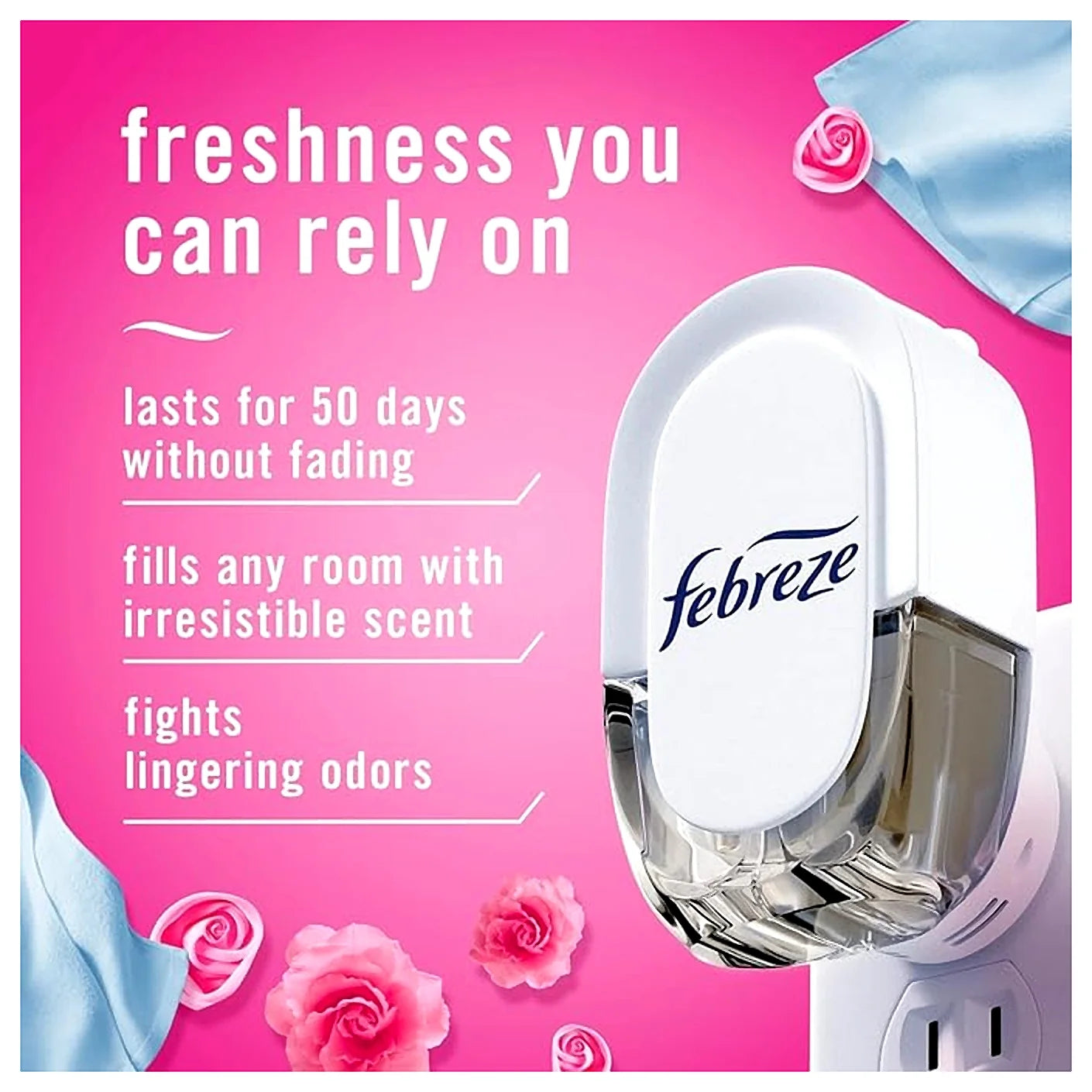 Febreze Plug In Air Fresheners, Downy April Fresh Scent, Odor Eliminator for - View 5