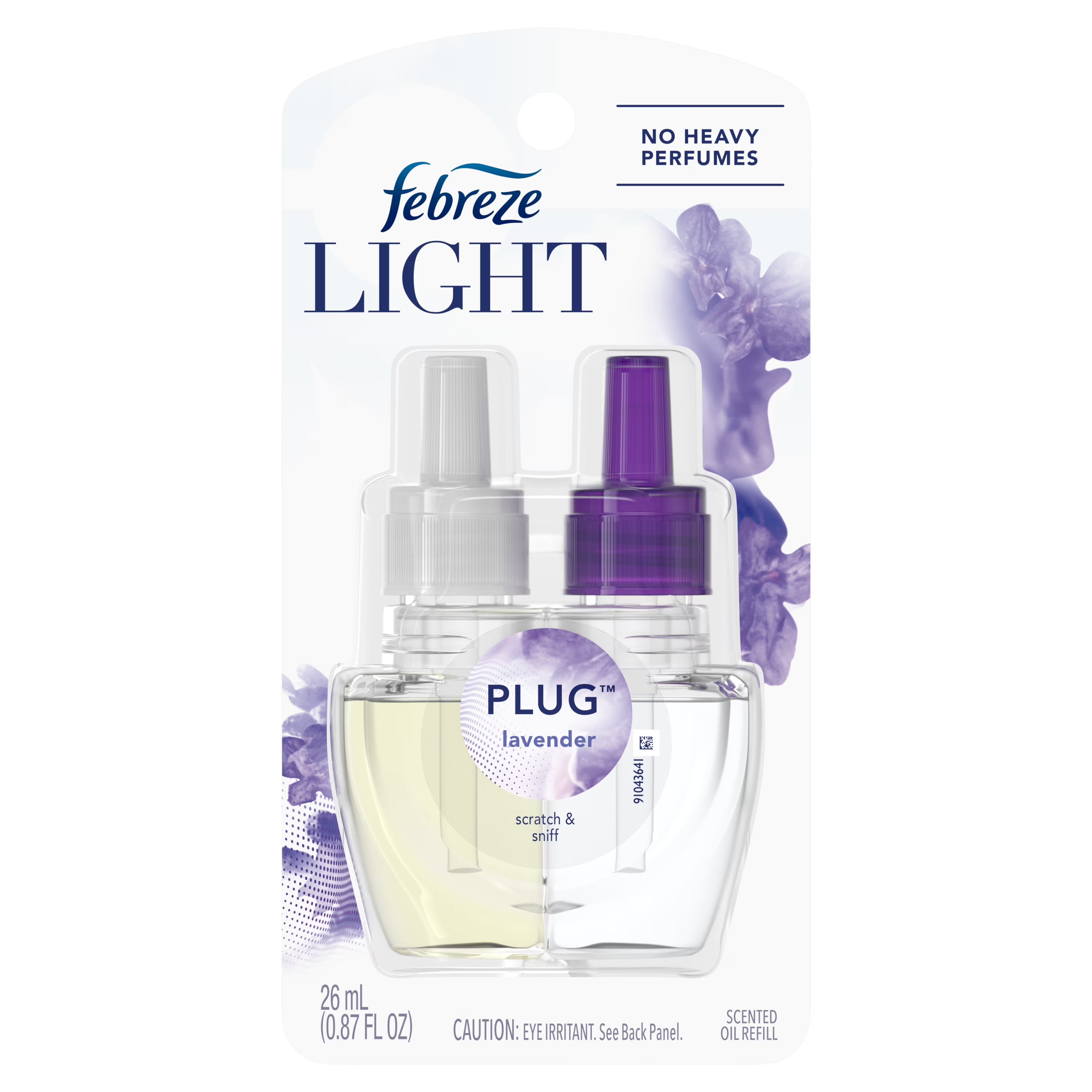 Febreze Light Odor-Eliminating Air Freshener Plug Scented Oil Refills,