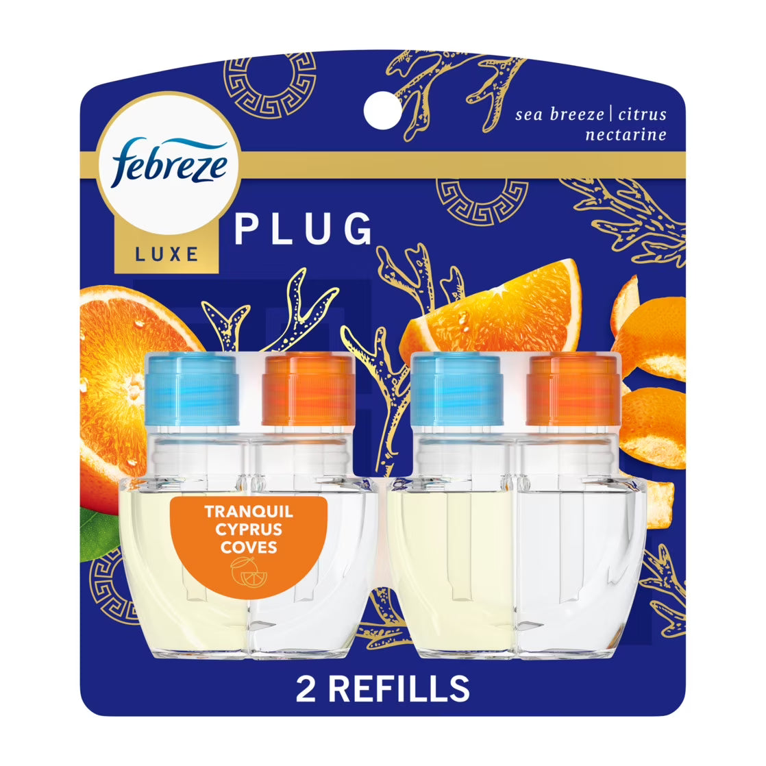 Febreze Plug In Air Freshener, Odor-Fighting Scented Oil Refill, Tranquil