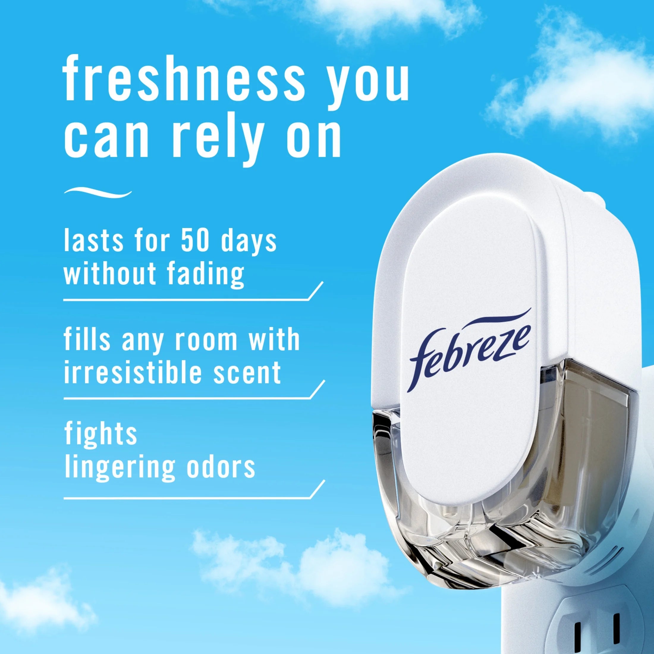 Febreze Plug In Air Freshener Scented Oil Refill, Spring Mix, 3 Count - View 2