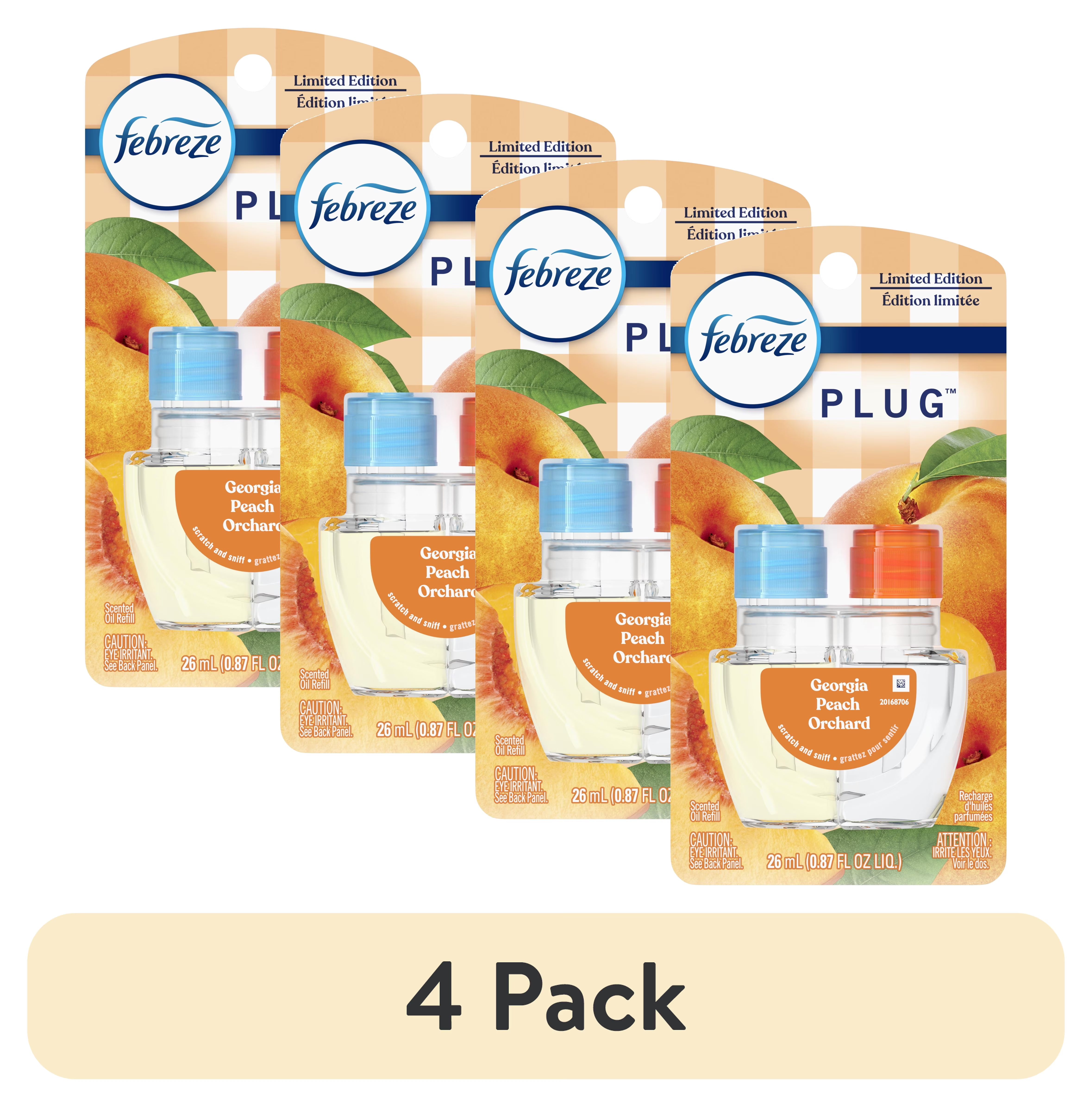 Febreze Plug In Air Freshener, Odor-Fighting Scented Oil Refill, Georgia Peach - View 3