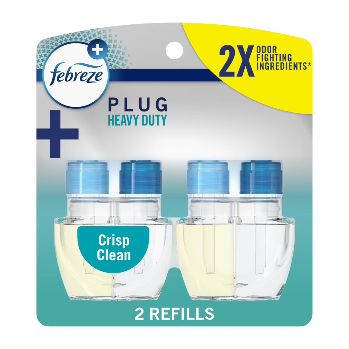 Febreze Plug In Air Freshener, Odor-Fighting Scented Oil Refill, Heavy Duty