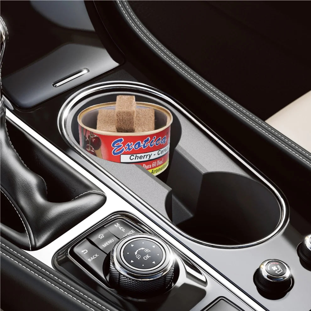 Exotica Car Air Freshener | Spill-proof Can | Organic | For Home & Auto | Long - View 3