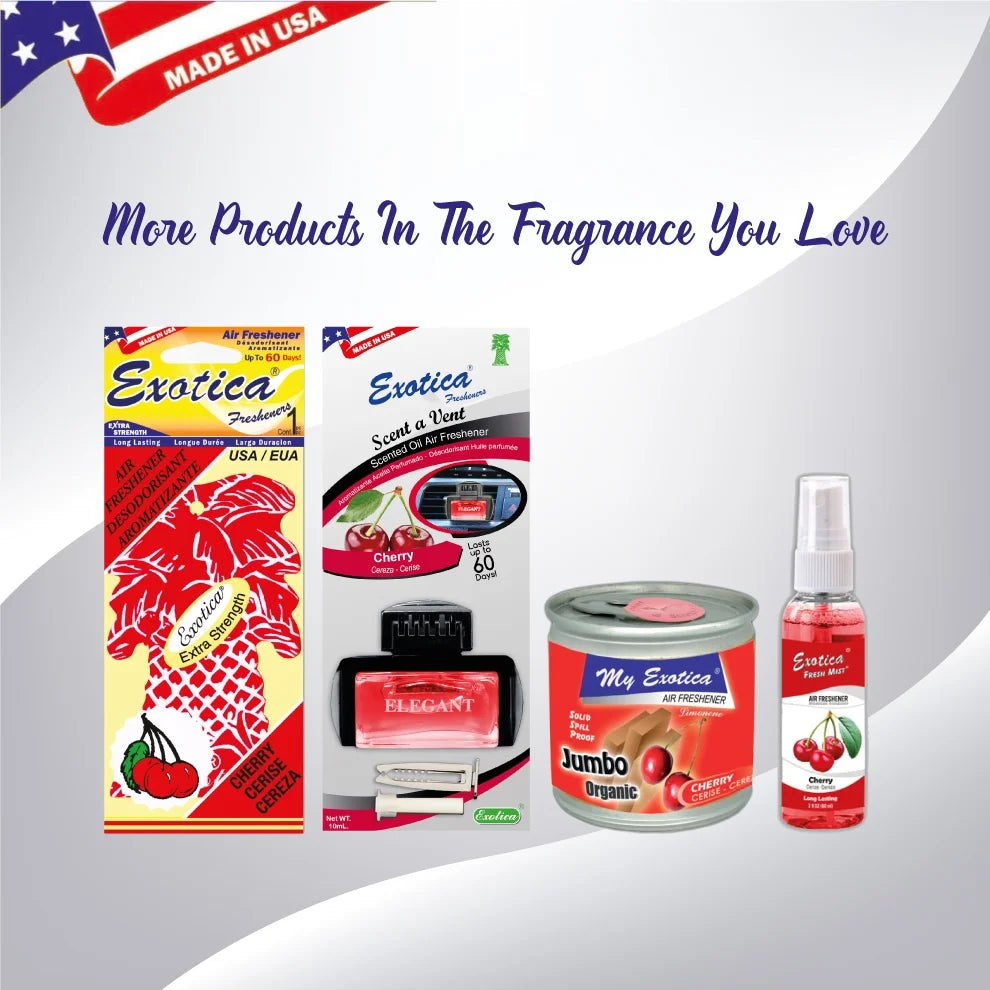 Exotica Car Air Freshener | Spill-proof Can | Organic | For Home & Auto | Long - View 4