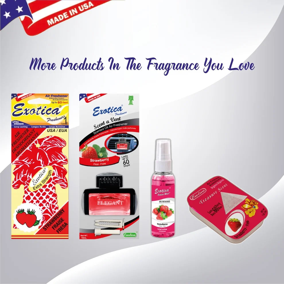 Exotica Car Air Freshener | Spill-proof Can | Organic | For Home & Auto | Long - View 4
