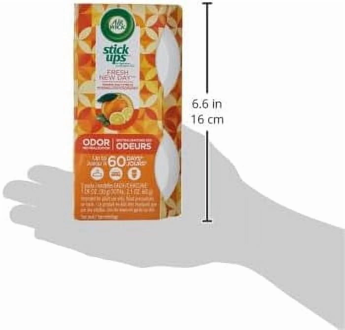 Air Wick Stick Ups Air Freshener, Sparkling Citrus, 2.1 oz, 2 pack - View 2