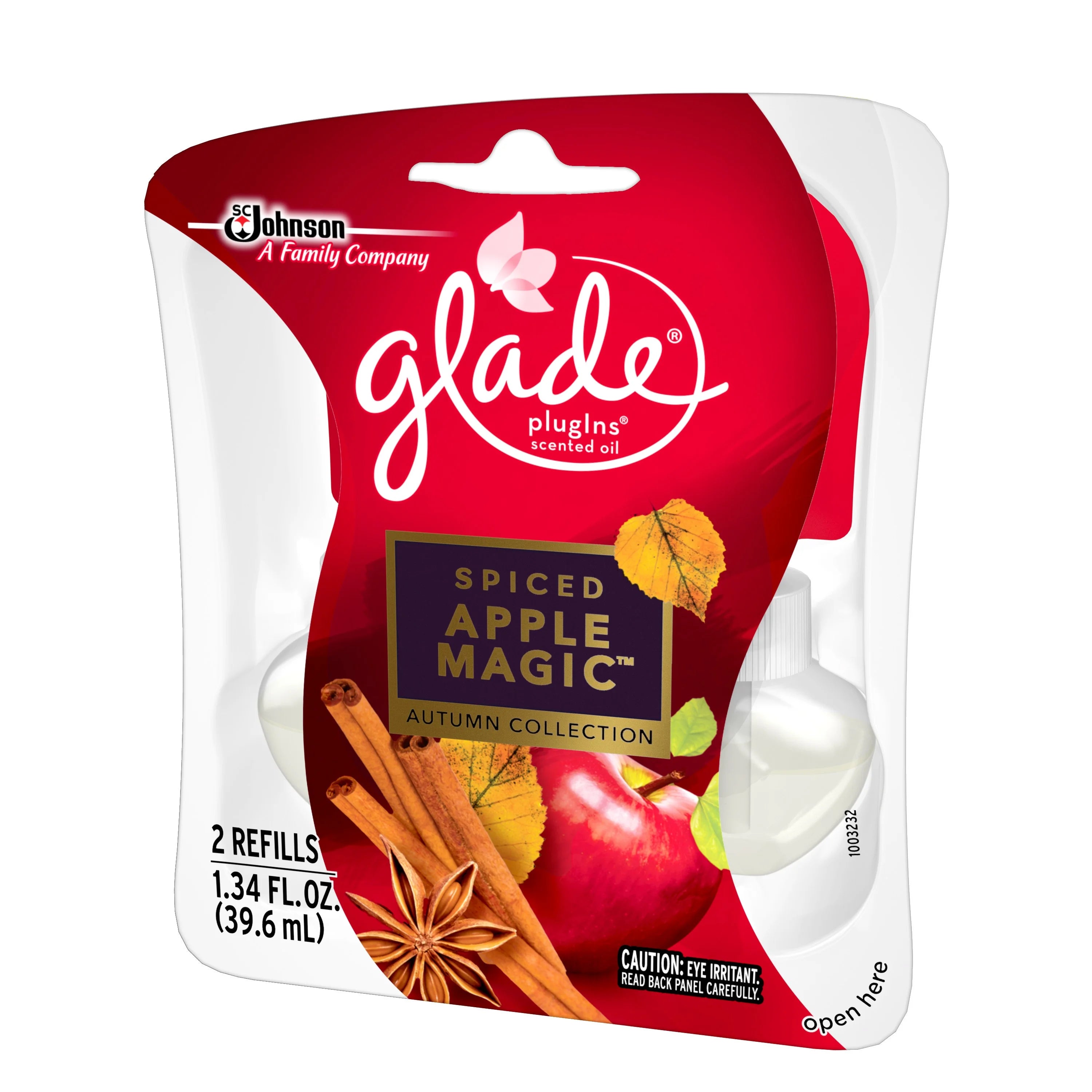 Glade Plug In Refill, Spiced Apple Magic, 1.34 Fl. Oz. (Pack of 2) - View 2