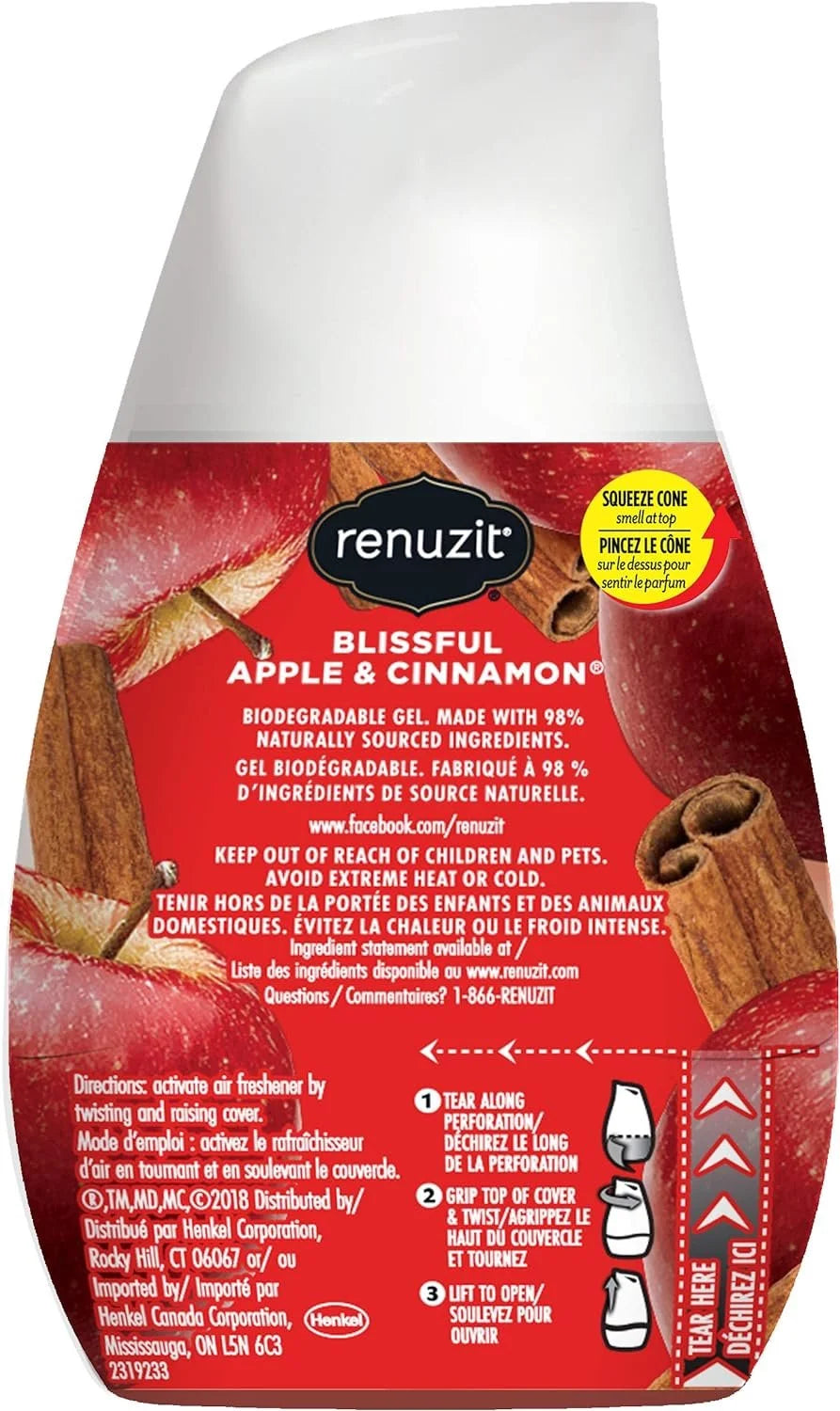 Renuzit Air Freshener, Apple and Cinnamon, 7 Ounce - View 3