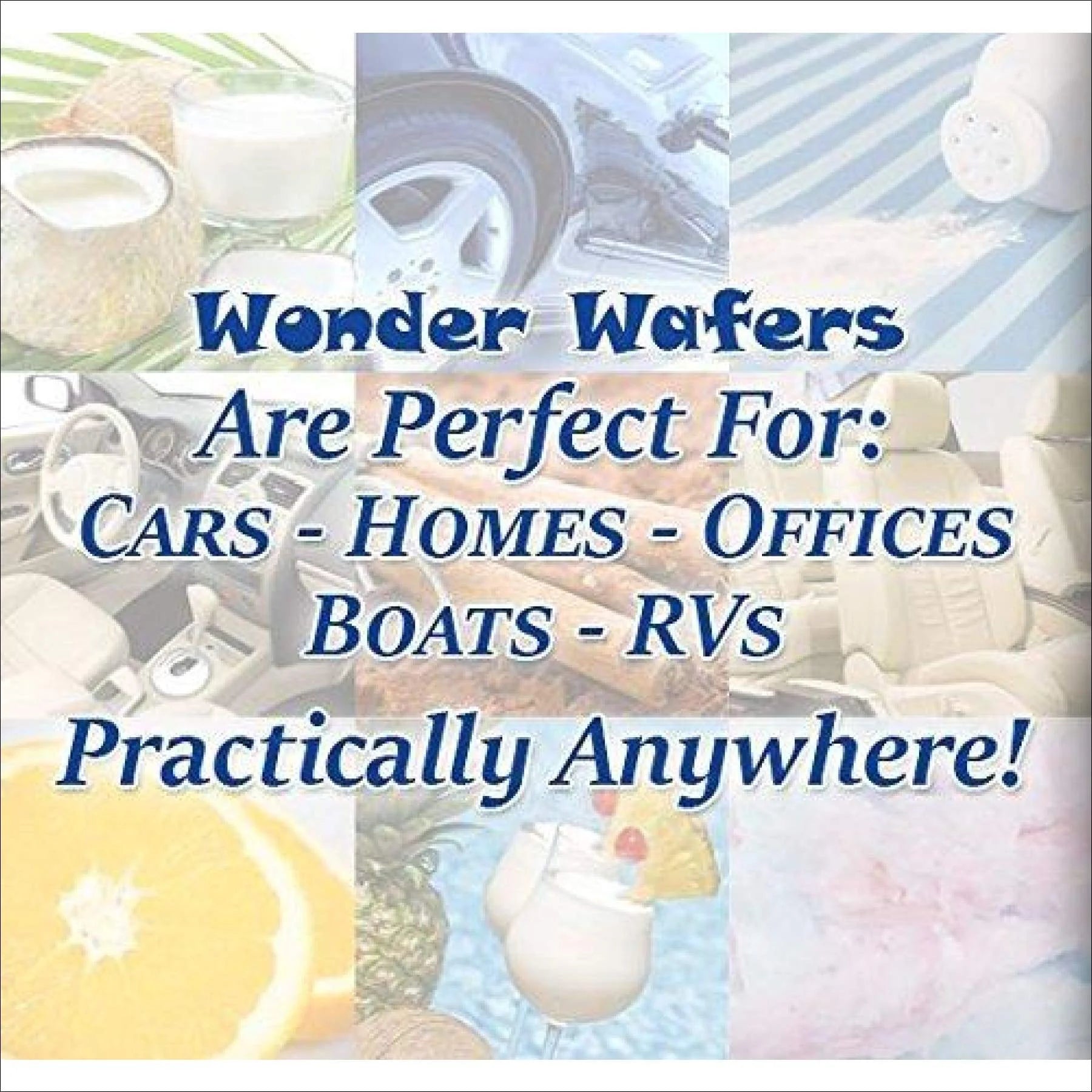 wonder wafers 25 ct individually wrapped wild cherry air fresheners - View 3