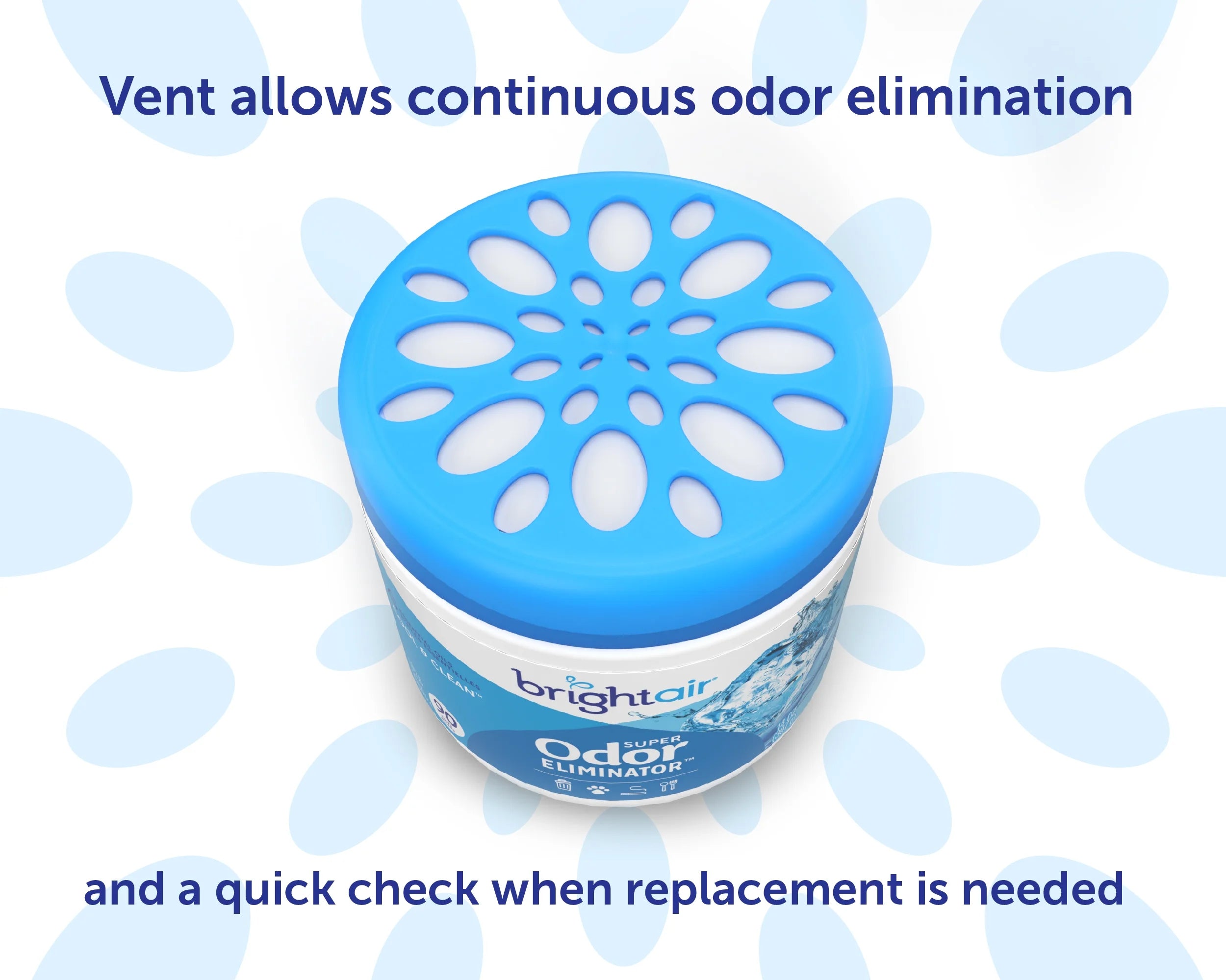 Bright Air Super Odor Eliminator Air Freshener, Cool & Clean, 14oz, Case of 6 - View 5